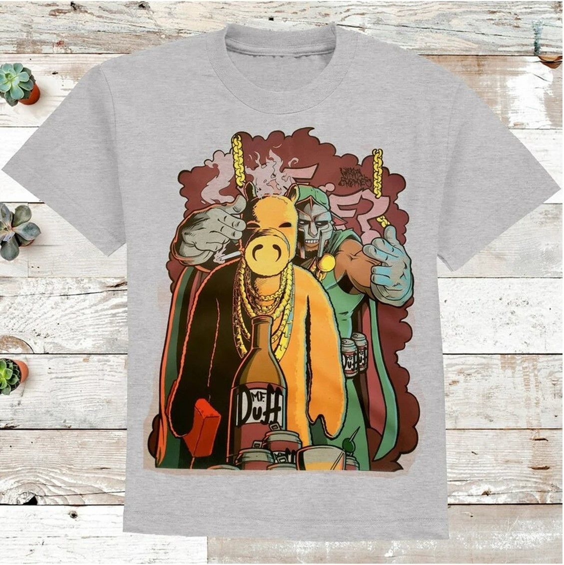 MF Doom MF Doom T-shirt MF Doom Rap RnB HipHop Shirt Tee Size US XL / EU 56 / 4 - 1 Thumbnail