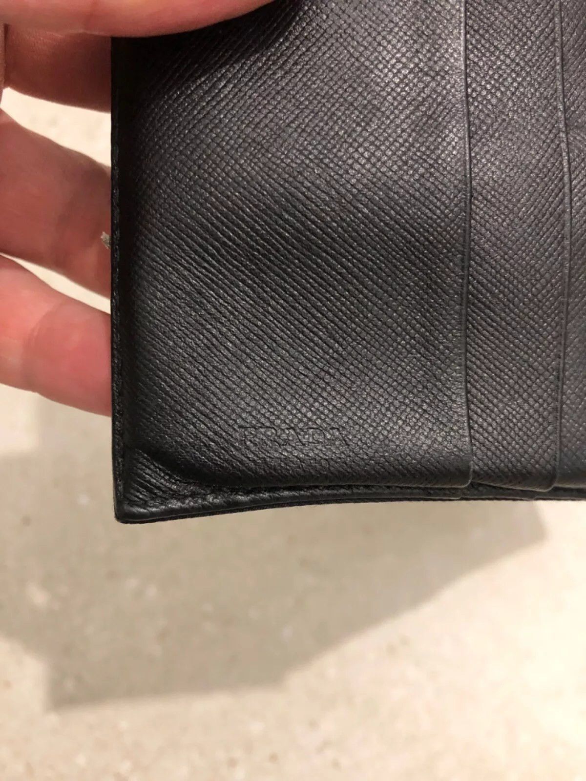 Prada PRADA Milano Unisex Nylon/Leather Wallet Made In Italy Size ONE SIZE - 8 Thumbnail