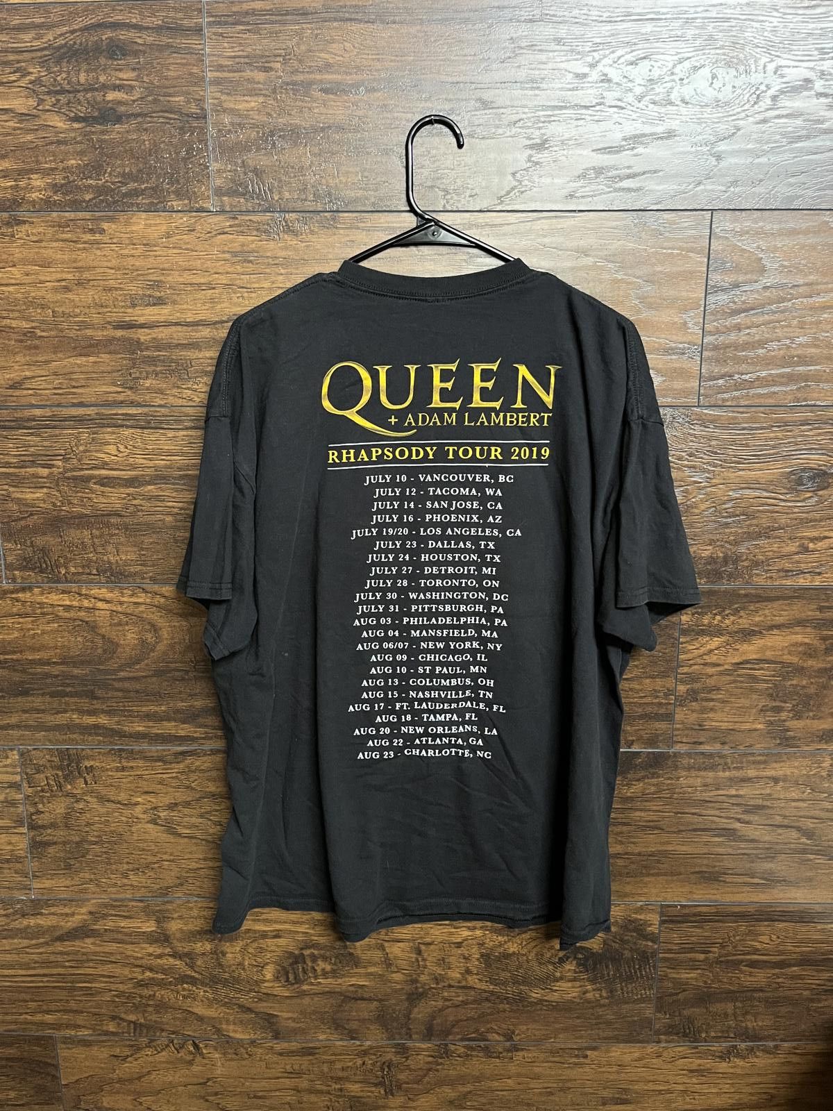 Designer Queen Band Tour T-shirt Bohemian Rhapsody Tour 2019 - 2XL Size US XXL / EU 58 / 5 - 2 Thumbnail