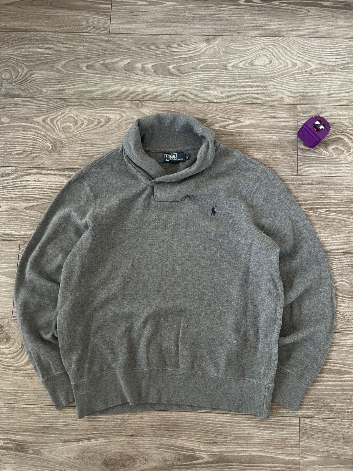 Vintage ‼️VINTAGE POLO RALPH LAUREN Knited HIGH NECK Oldmoney Sweater Size US L / EU 52-54 / 3 - 2 Thumbnail