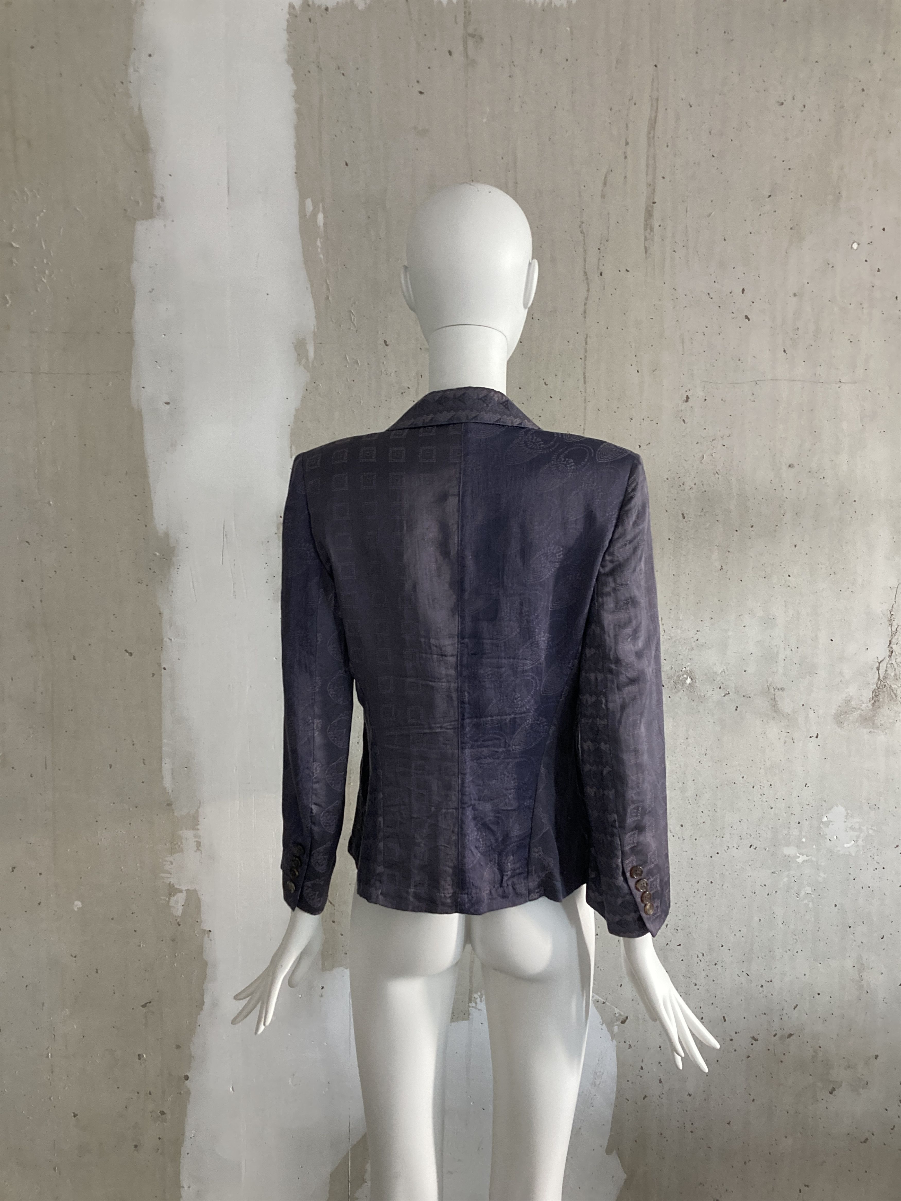 Ann Demeulemeester Early 90's Silk Jacket Size M / US 6-8 / IT 42-44 - 2 Thumbnail