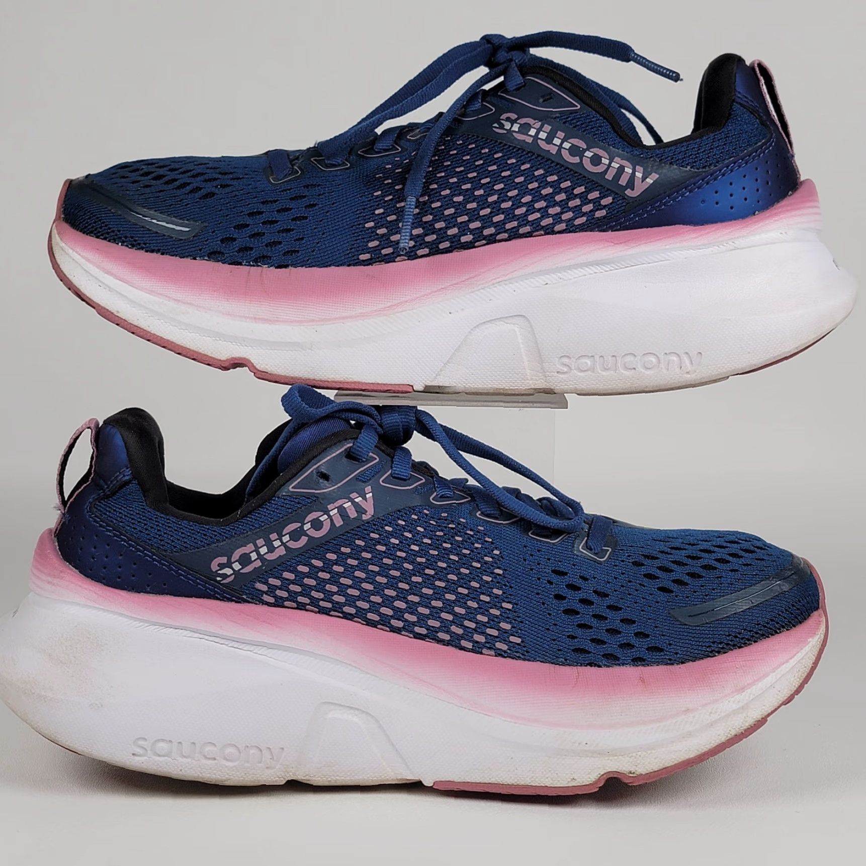 Saucony Saucony Guide 17 Women's Blue Lace Up Low Top Running Shoes Size 7.5 S10936-106 Sneaker Athletic Shoes Comfort Size M / US 6-8 / IT 42-44 - 4 Thumbnail