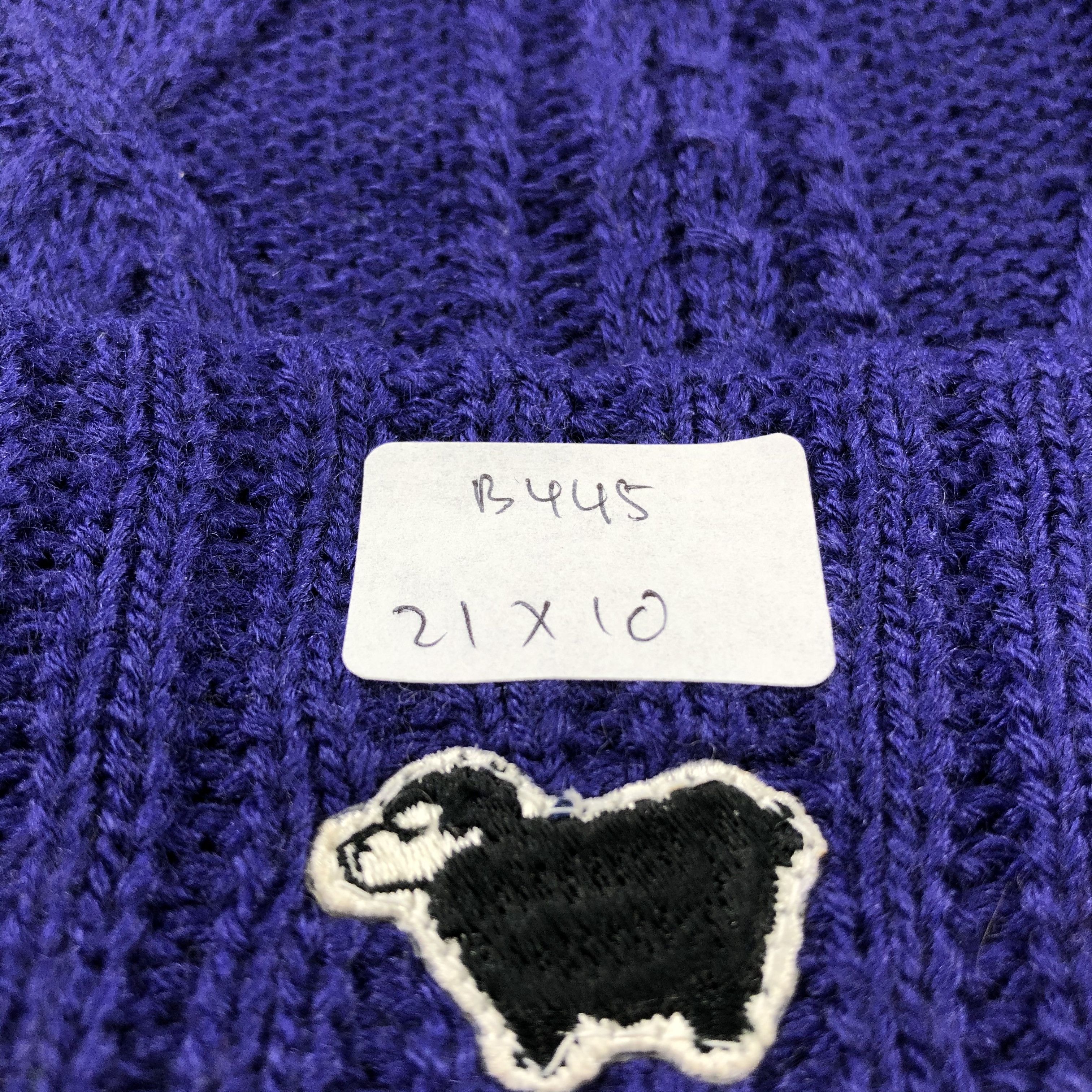 Japanese Brand Unknown Cable Knit Bobble Beanie Snowcap B445 Size ONE SIZE - 10 Thumbnail