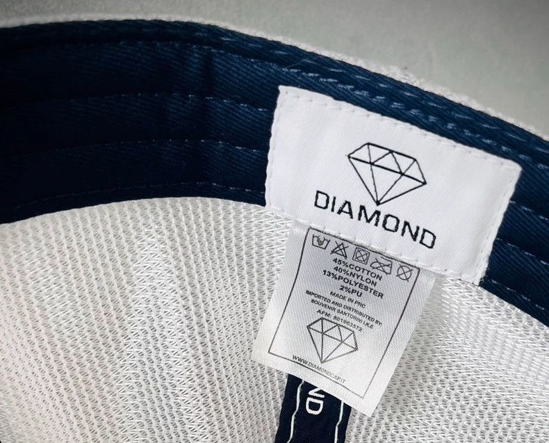 Diamond Supply Co. DIAMOND hardtop curved brim half-mesh baseball cap blue Size ONE SIZE - 4 Thumbnail