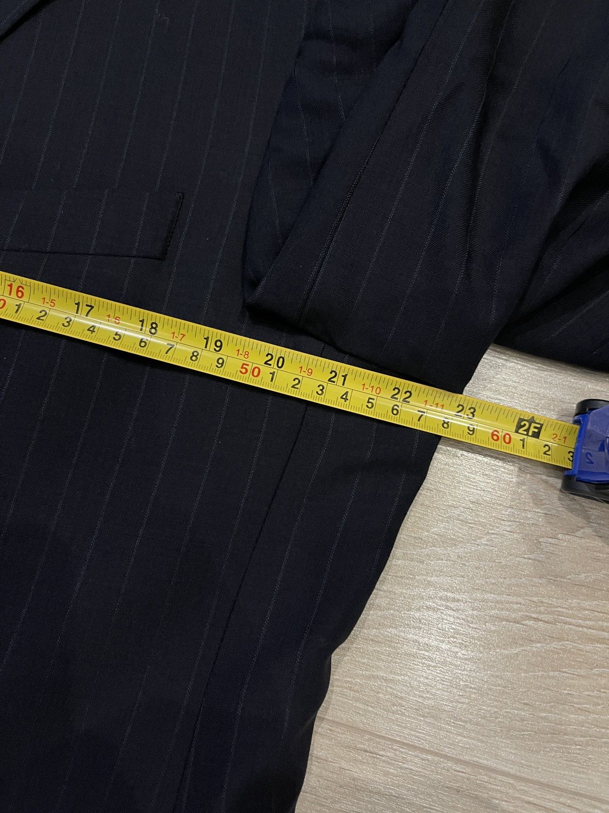 Balmain Vintage BALMAIN blazer classic wool jacket mens us42 blue Size 42R - 15 Thumbnail