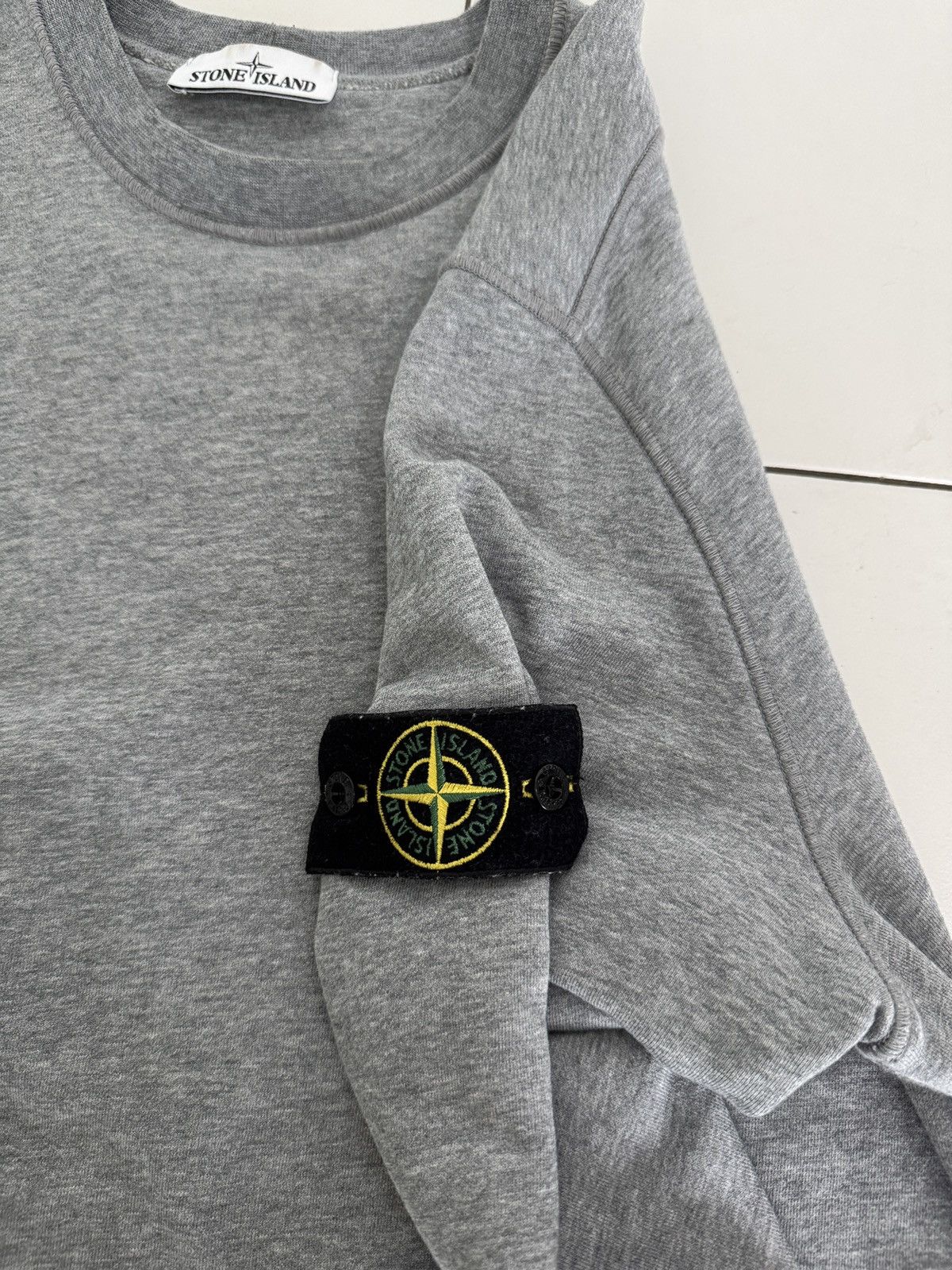 Stone Island STONE ISLAND GARMENT DYED CREW SWEAT Size US S / EU 44-46 / 1 - 2 Thumbnail