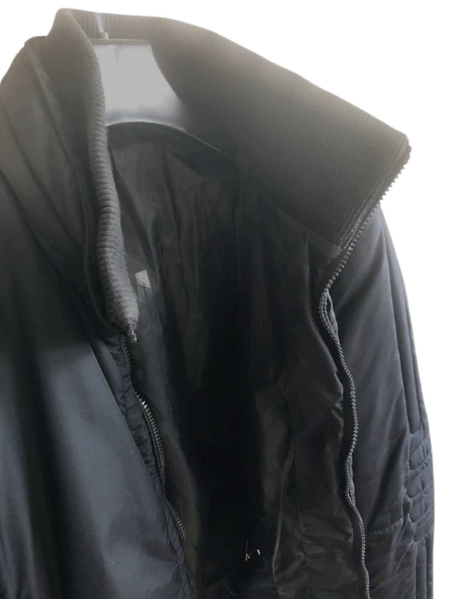 Dirk Bikkembergs Bikkembergs Padded Moto Bomber Jacket – Black Size US L / EU 52-54 / 3 - 7 Thumbnail