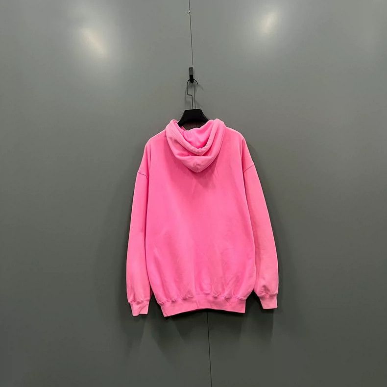 Balenciaga Balenciaga Pink Small Logo Hoodie Size US M / EU 48-50 / 2 - 2 Thumbnail
