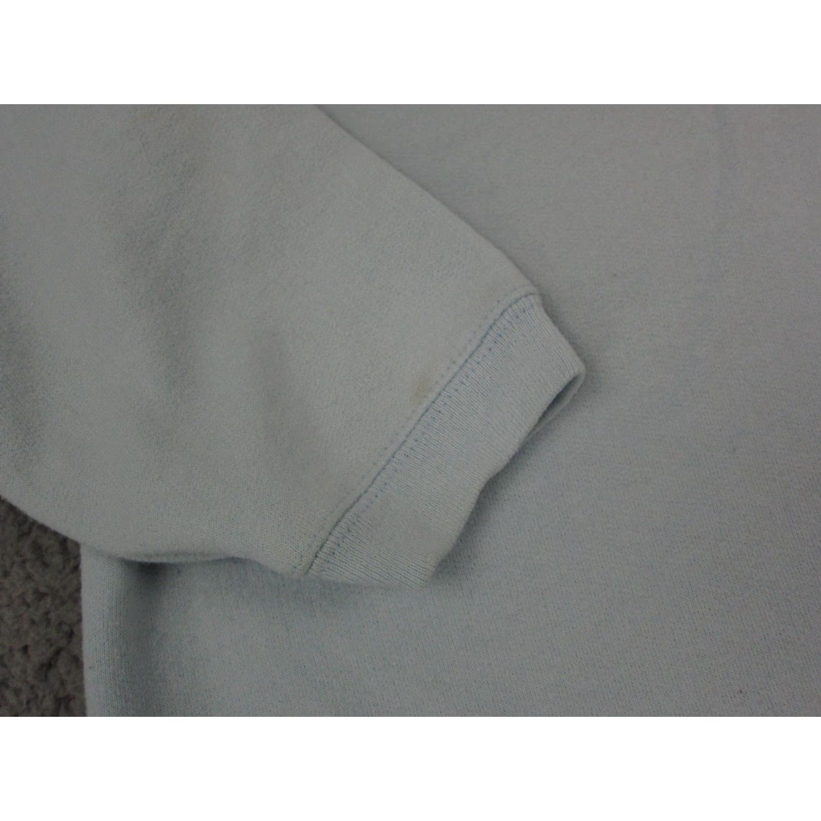Hanes VINTAGE Hanes Sweater Womens L Blue Embroidery Dog Puppies Pullover Crew Neck 80s 90s Ladies Size L / US 10 / IT 46 - 7 Thumbnail