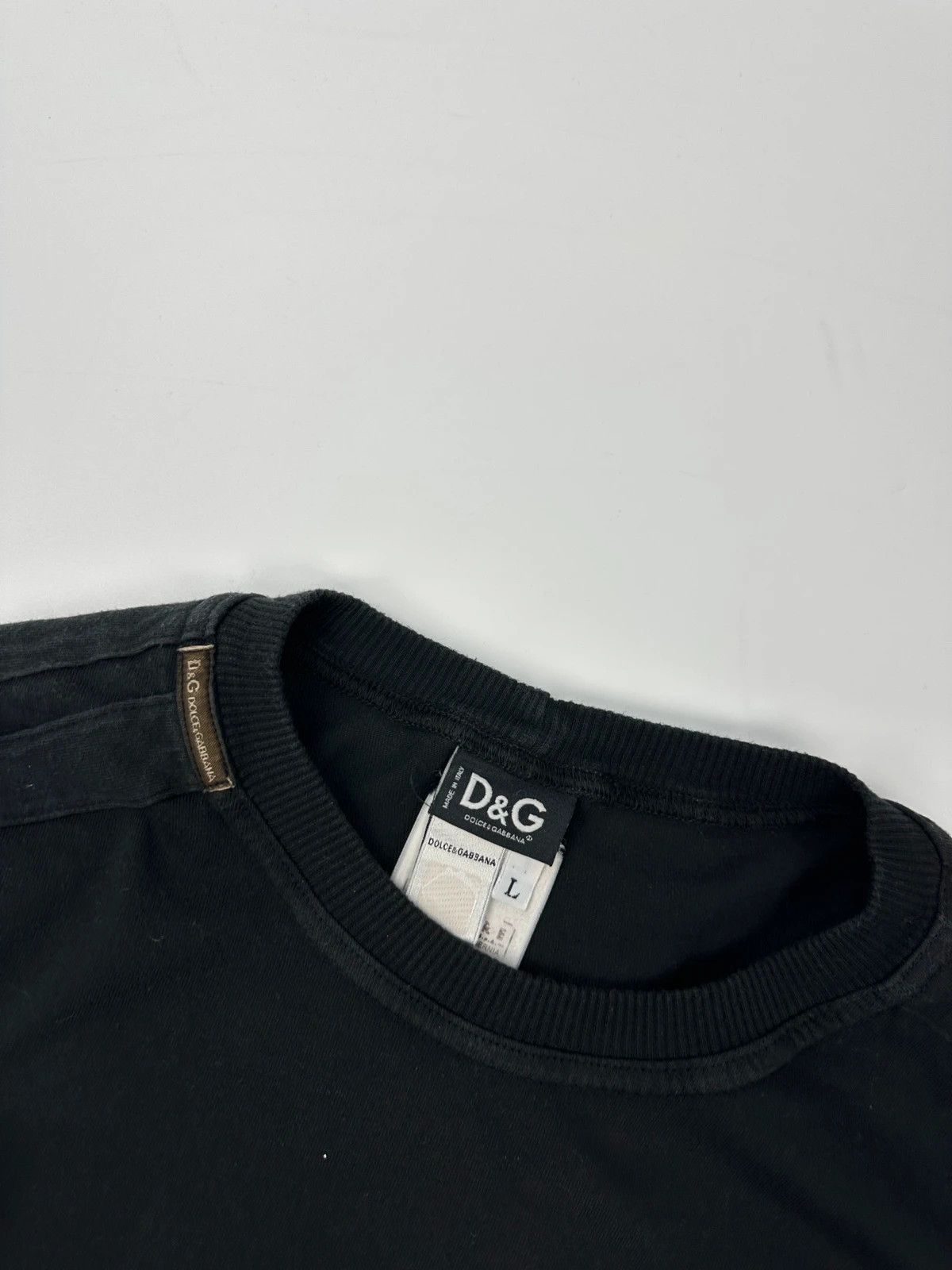 Dolce & Gabbana Dolce & Gabbana SS04 Cargo Pocket Military Army Black Tee Size US L / EU 52-54 / 3 - 3 Thumbnail