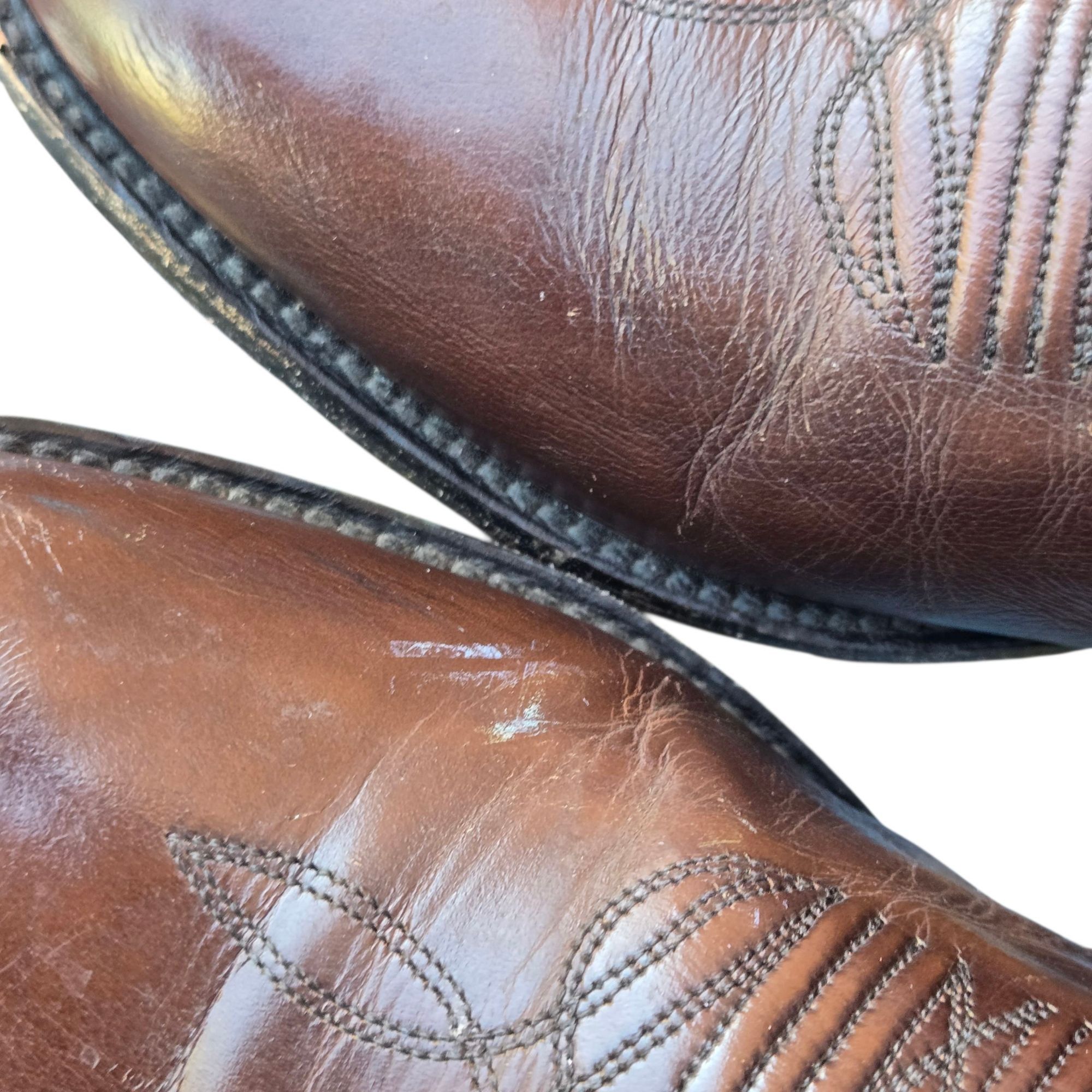 Dan Post Dan Post Cowboy Boots Mens Brown Leather 9 D Western Rockabi Size US 9 / EU 42 - 21 Thumbnail