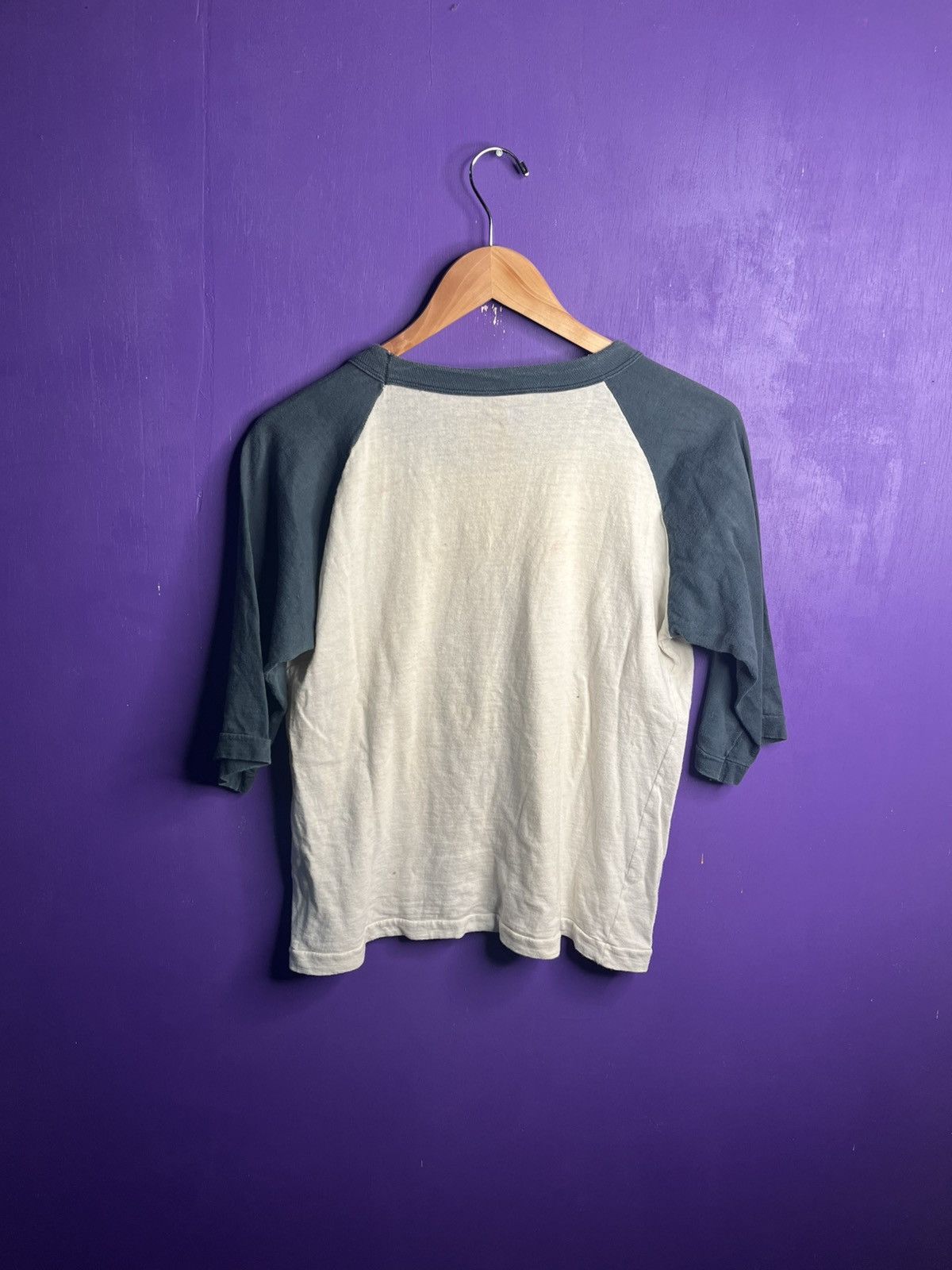 Band Tees × Vintage Vintage 70s Willie Nelson 4th of July picnic raglan Size US M / EU 48-50 / 2 - 2 Thumbnail