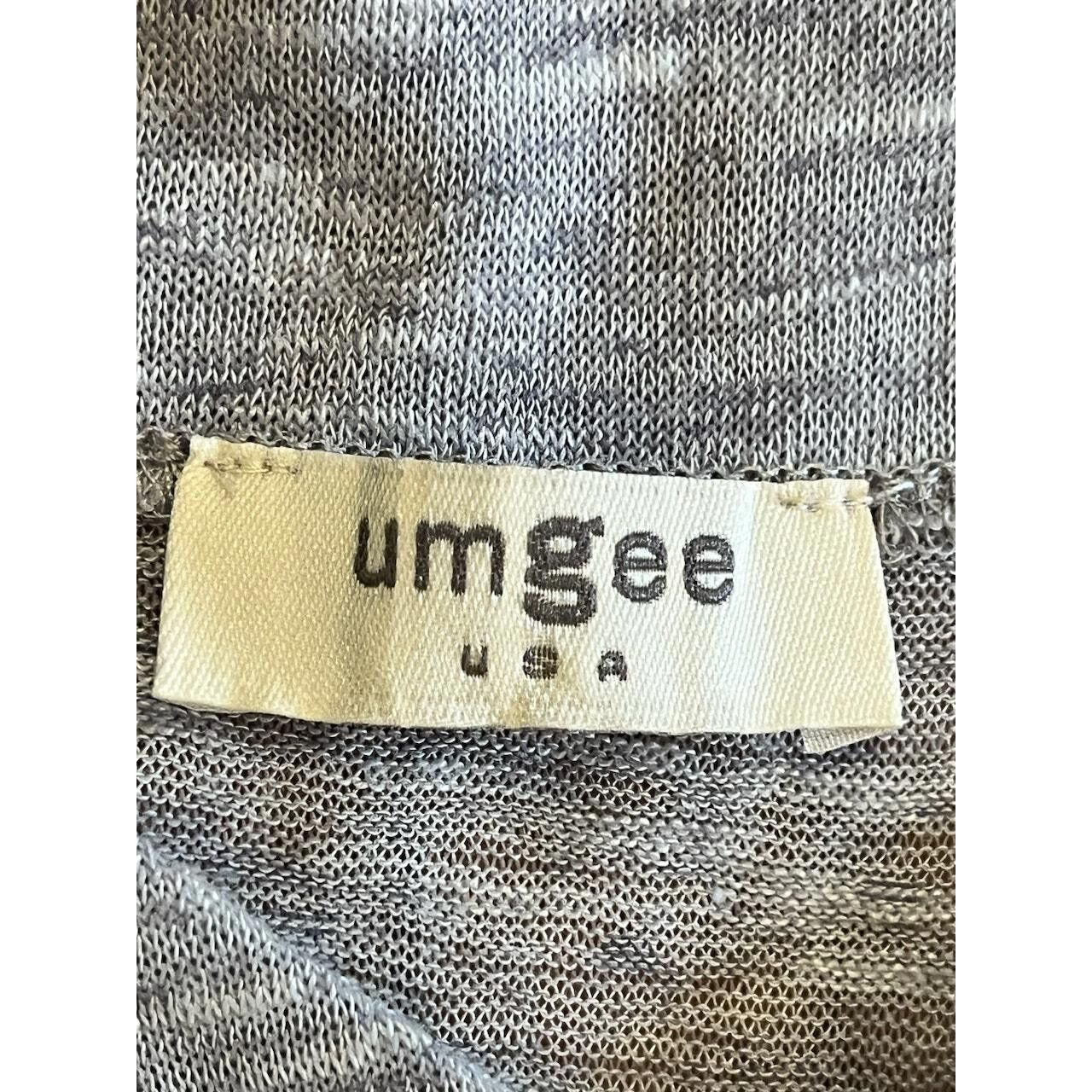 Designer Umgee Women's Knitted Top Split Knot Side Gray Size Large Size L / US 10 / IT 46 - 3 Thumbnail