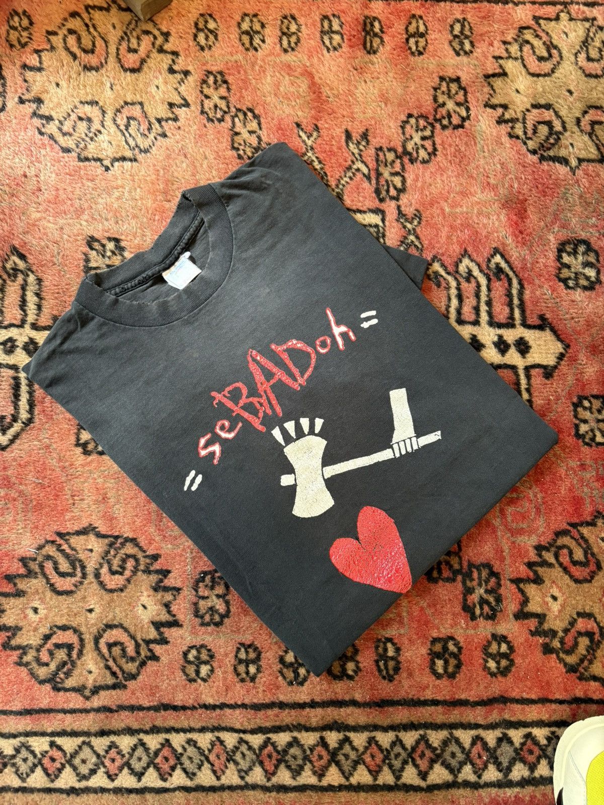 Band Tees × Vintage 1990’s Sebadoh Crazy thrashed Size US XL / EU 56 / 4 - 2 Thumbnail