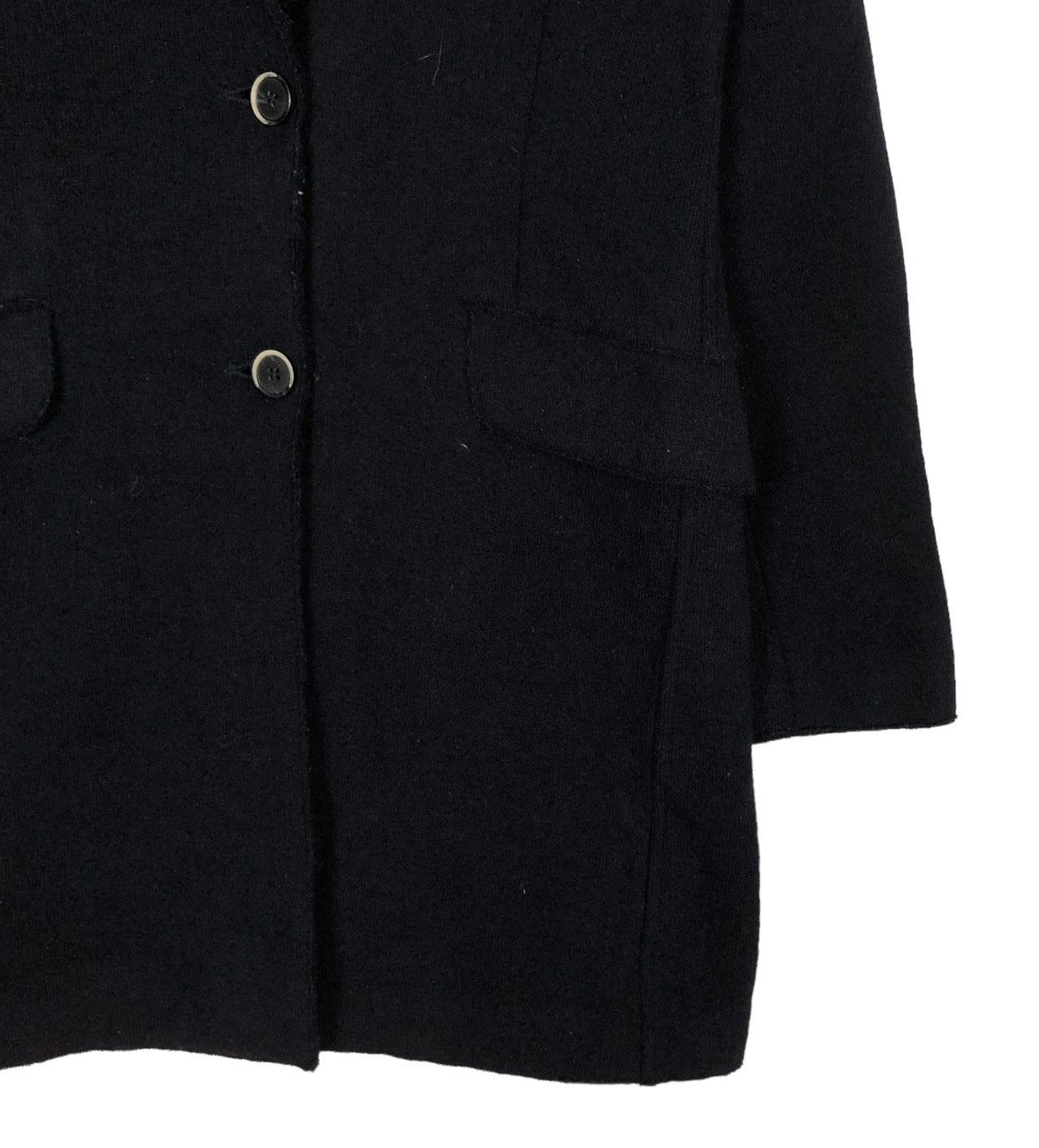 Barena 🔥RICH BLACK - WOOL LONG JACKET BARENA NEPENTHES CO LTD Size US S / EU 44-46 / 1 - 7 Thumbnail