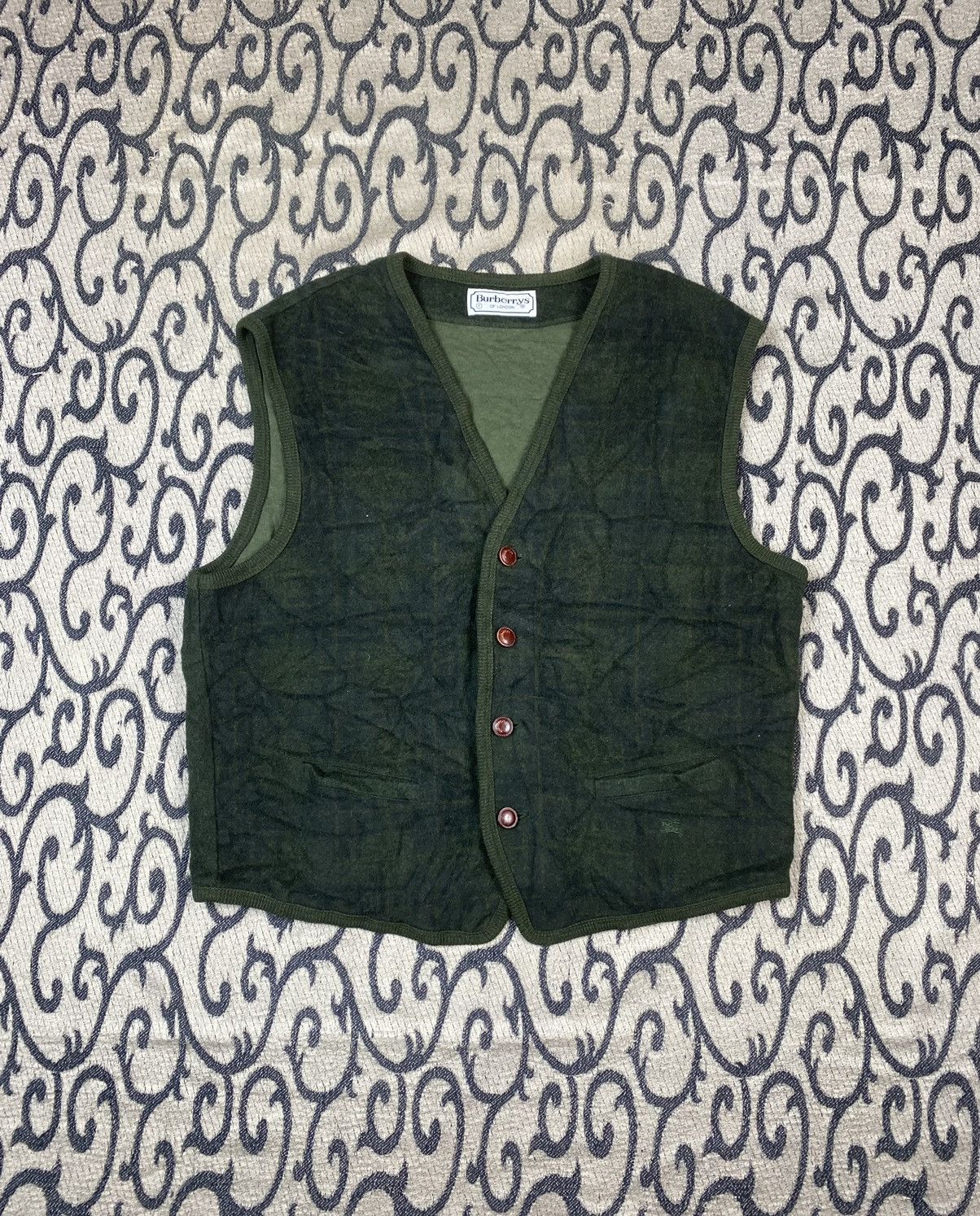 Burberry 90s Vintage Quilted Vest