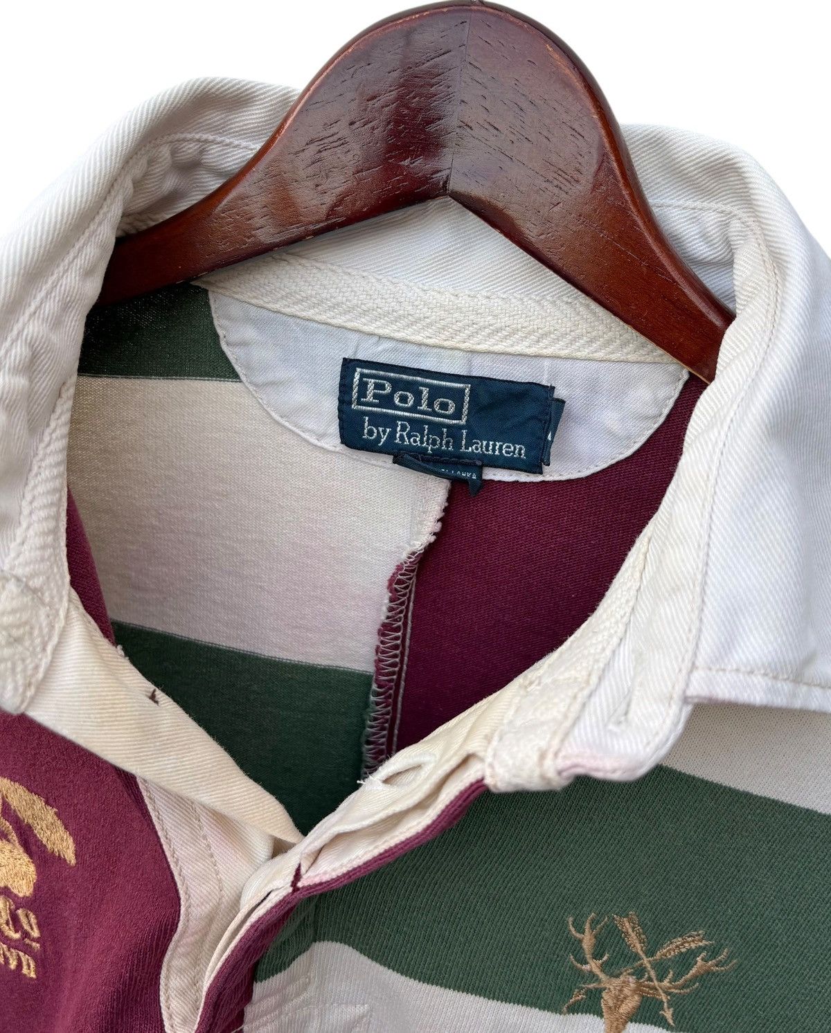 Polo Ralph Lauren Vintage Polo Ralph Lauren Multicolour RL & Co Rugby Shirt Size US M / EU 48-50 / 2 - 3 Thumbnail