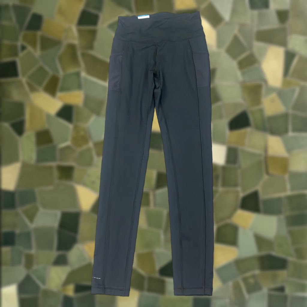 Vintage Columbia Leggings Womens Small Black Windgates High-Rise Omni-Wick Performance Athleisure Jogging & Running Hiking Gym Size 28" / US 6 / IT 42 - 1 Thumbnail