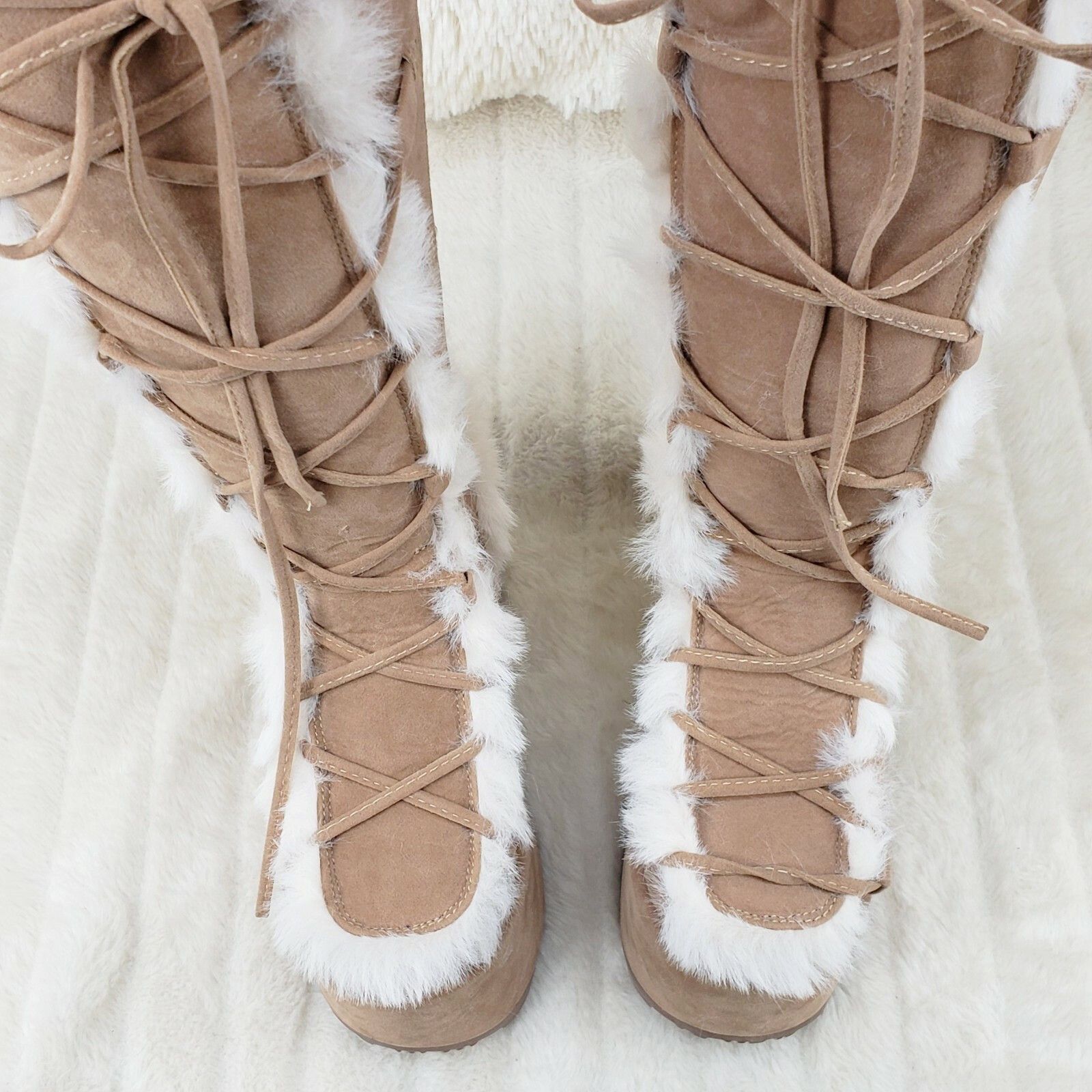 Demonia Cult DEMONIA Camel 311 Stacked Tan Mammoth Platform Goth Punk Go Size US 11 / IT 41 - 8 Thumbnail