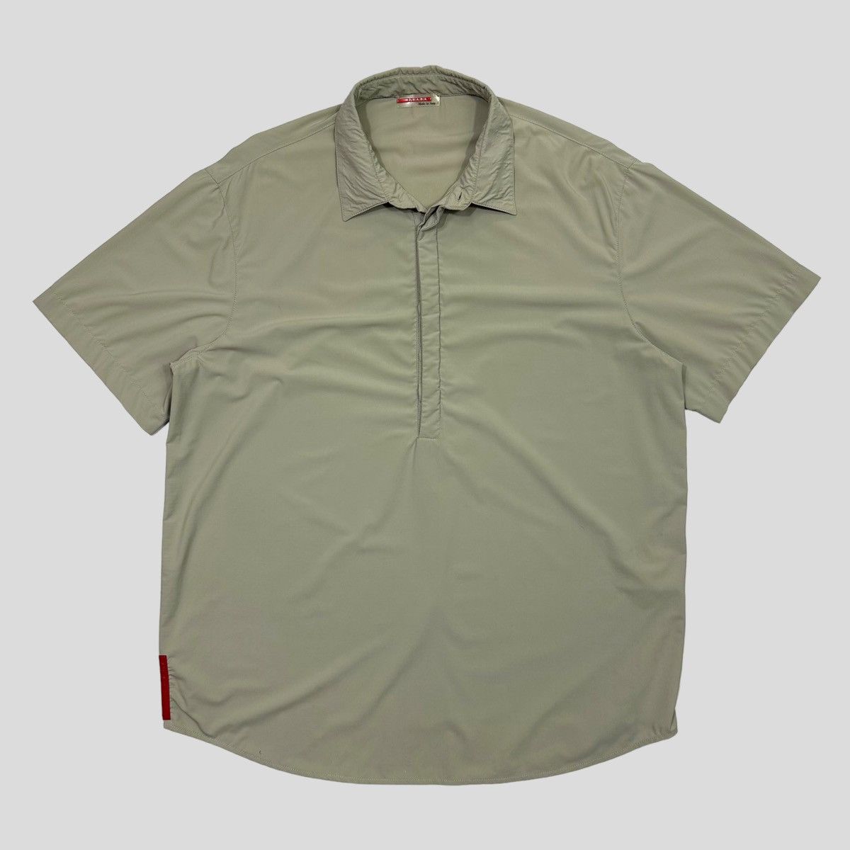 Prada Prada Sport 00’s 1/2 Button Nylon Shirt - L/XL Size US L / EU 52-54 / 3 - 2 Thumbnail