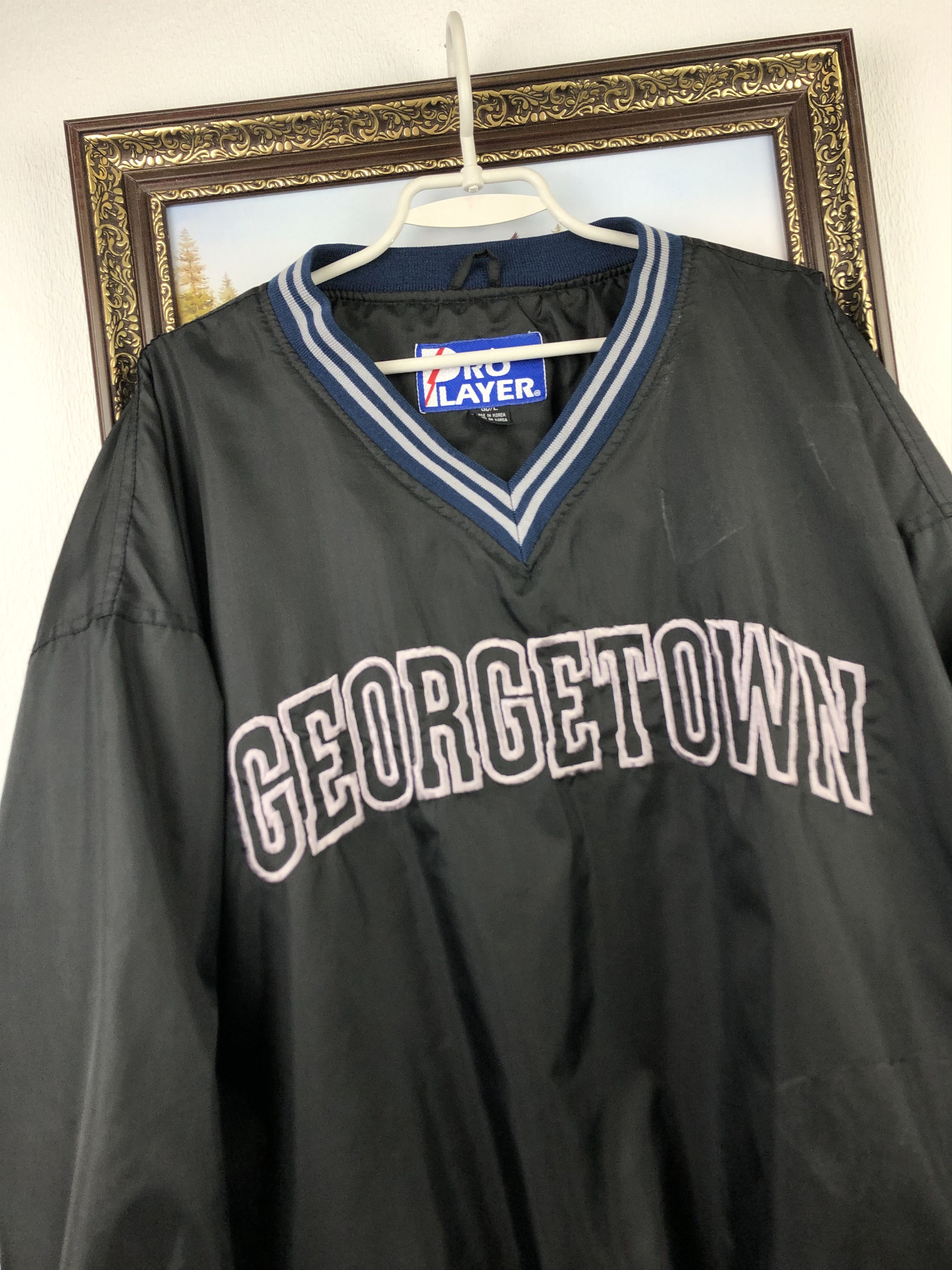 Vintage Vintage 90's Pro Player Georgetown Hoyas Jacket Bomber Rare Size US L / EU 52-54 / 3 - 3 Thumbnail