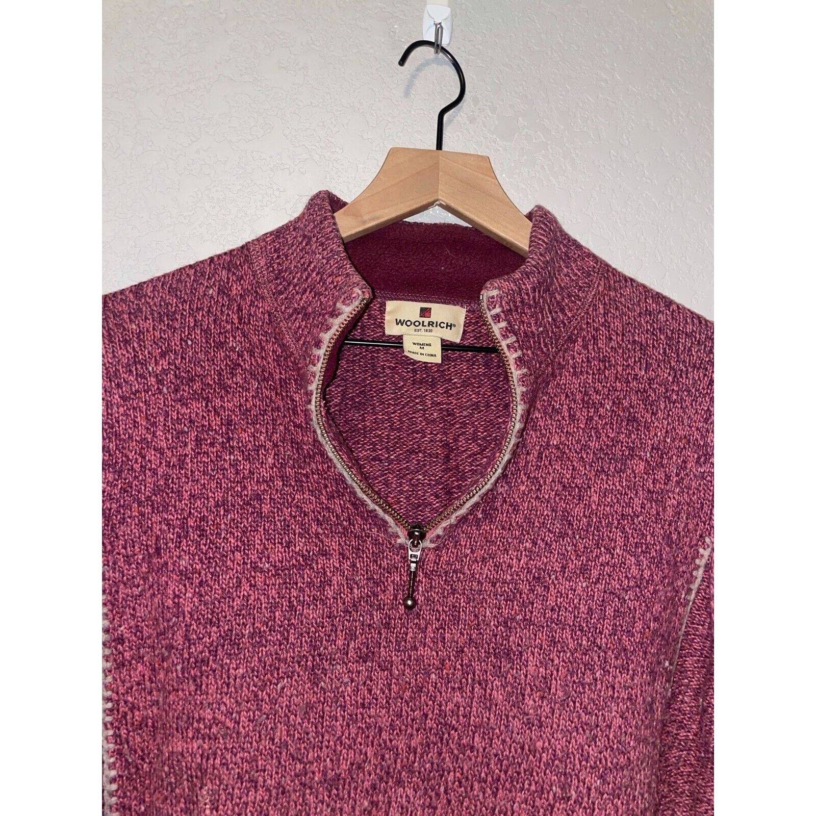 Woolrich Woolen Mills Womens Woolrich Sweater Woolen Mills Purple Pink M Medium Size M / US 6-8 / IT 42-44 - 7 Thumbnail