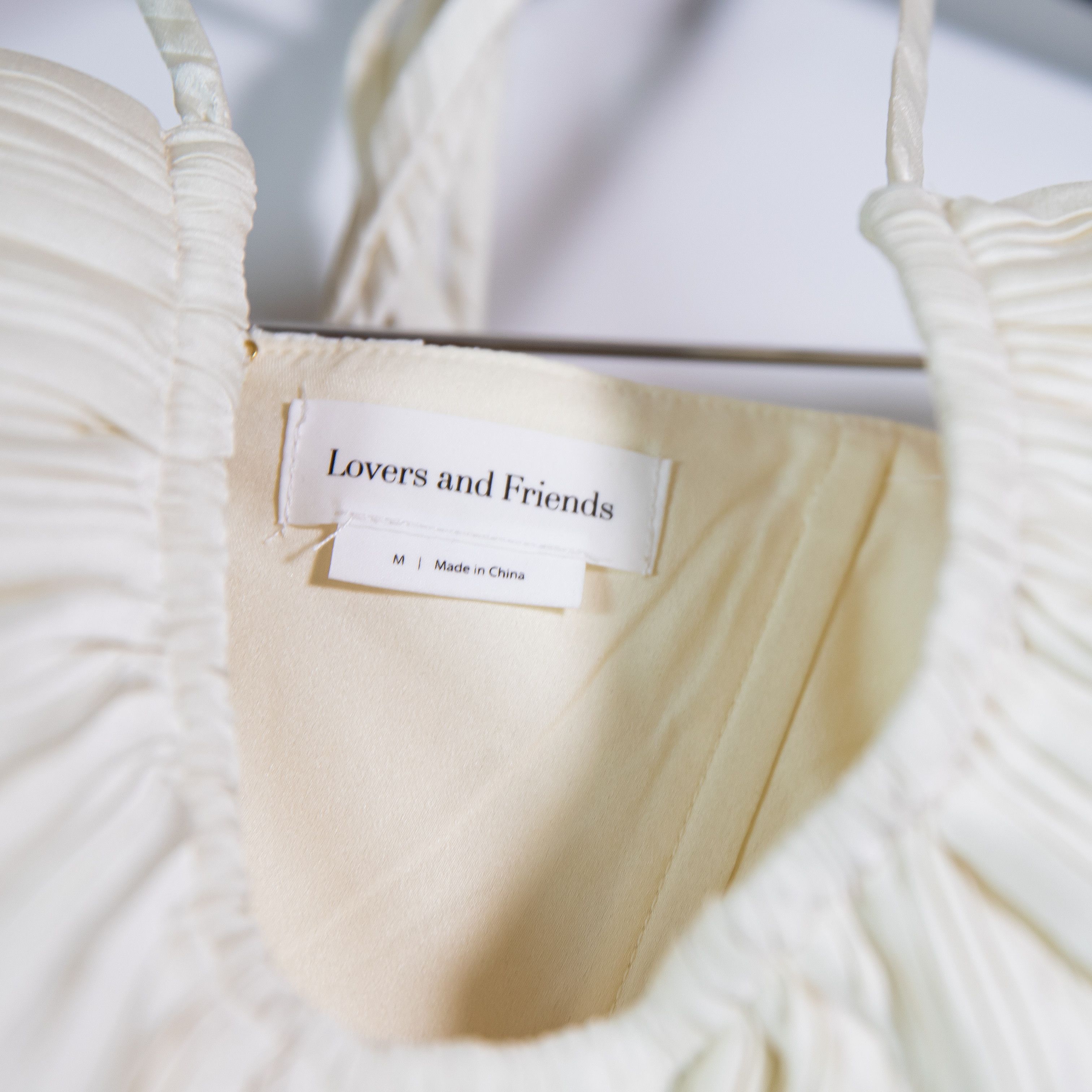 Lovers and Friends Lovers And Friends Benni Satin Pleated Halter Size M / US 6-8 / IT 42-44 - 2 Thumbnail