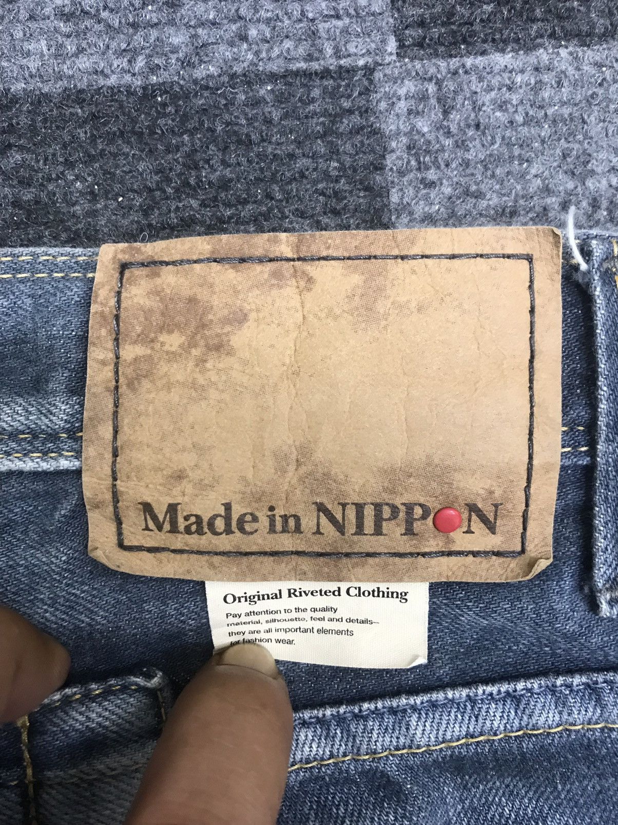 Japanese Brand 💥BACK NUMBER CINCH BACK COOL FADES STRAIGHT DENIM F364 Size US 30 / EU 46 - 18 Thumbnail