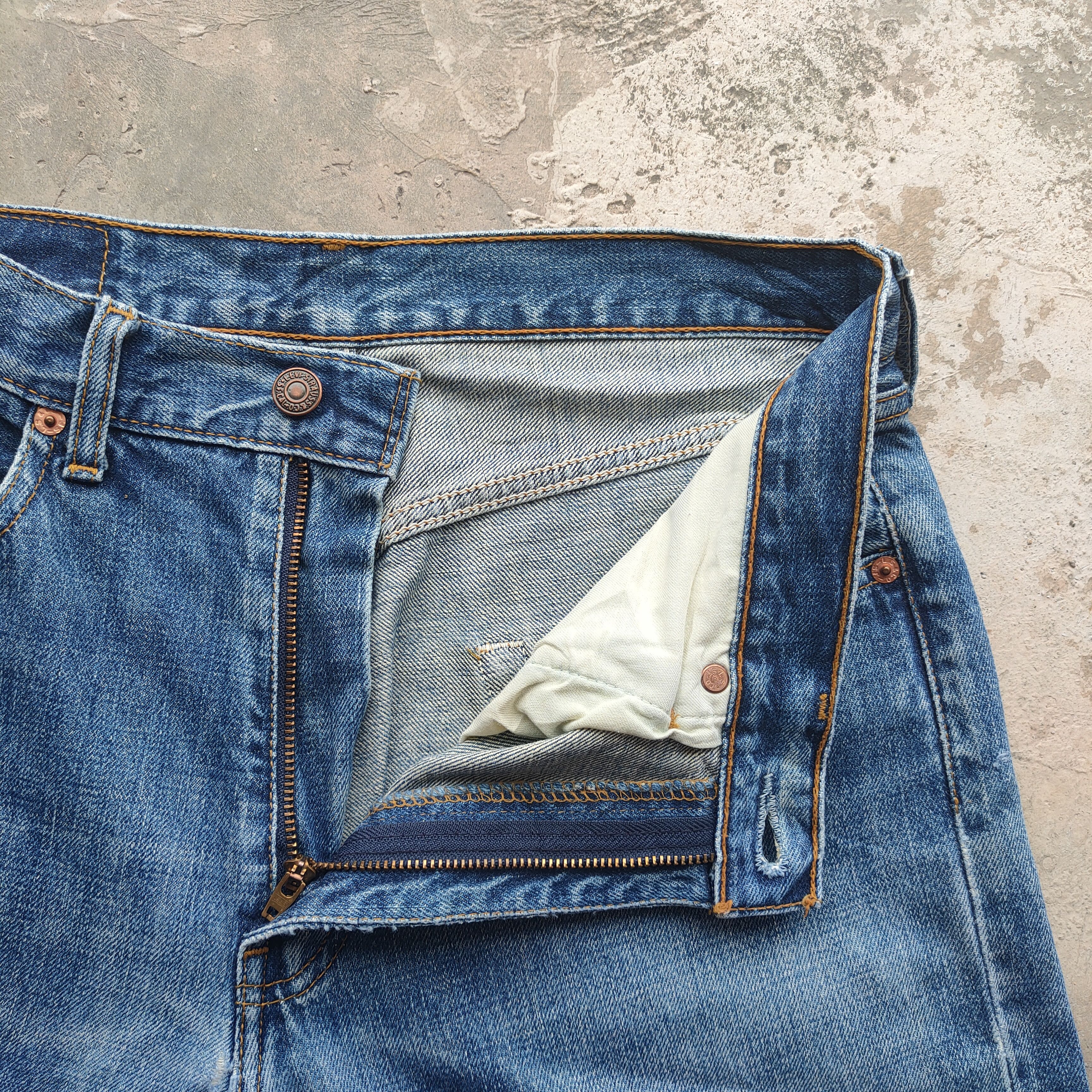 Levi's Vintage Clothing W32 VINTAGE LEVI'S 512 FADED DISTRESSED JEAN DENIM PANTS Size US 32 / EU 48 - 7 Thumbnail