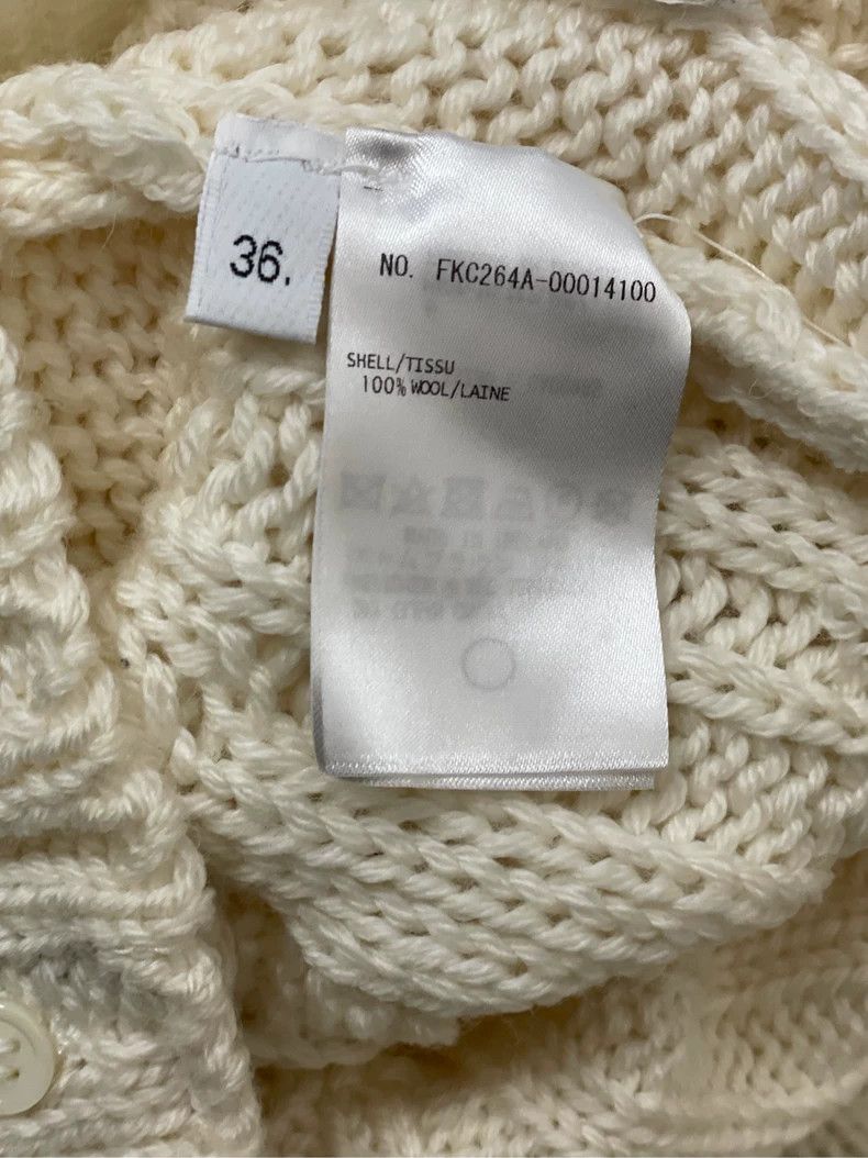Thom Browne Thom browne Beige back color stripe long wool cardigan jac Size XS / US 0-2 / IT 36-38 - 6 Thumbnail