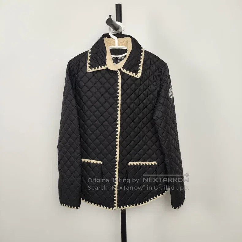 Chanel Chanel Diamond black cotton jacket Size XS / US 0-2 / IT 36-38 - 1 Thumbnail