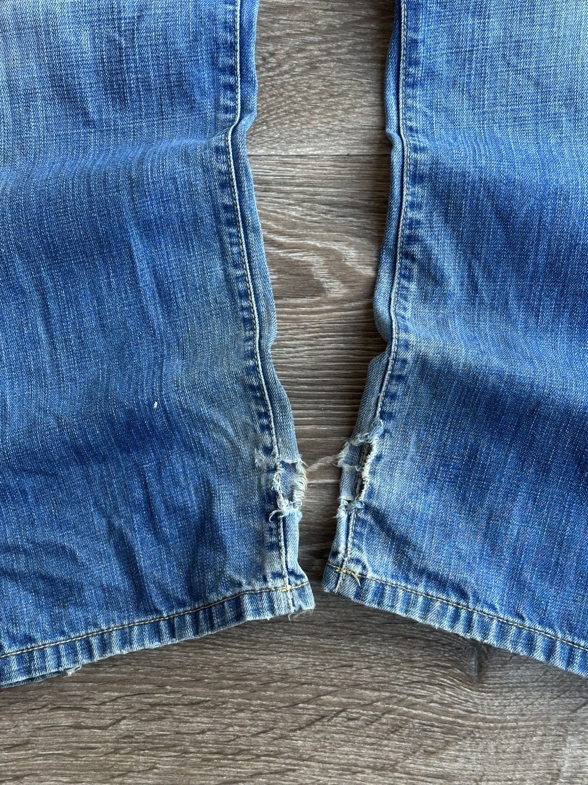 Firetrap 🔥 Vintage Firetrap Distressed Denim Japanese Baggy Jeans Y2K Size US 30 / EU 46 - 6 Thumbnail