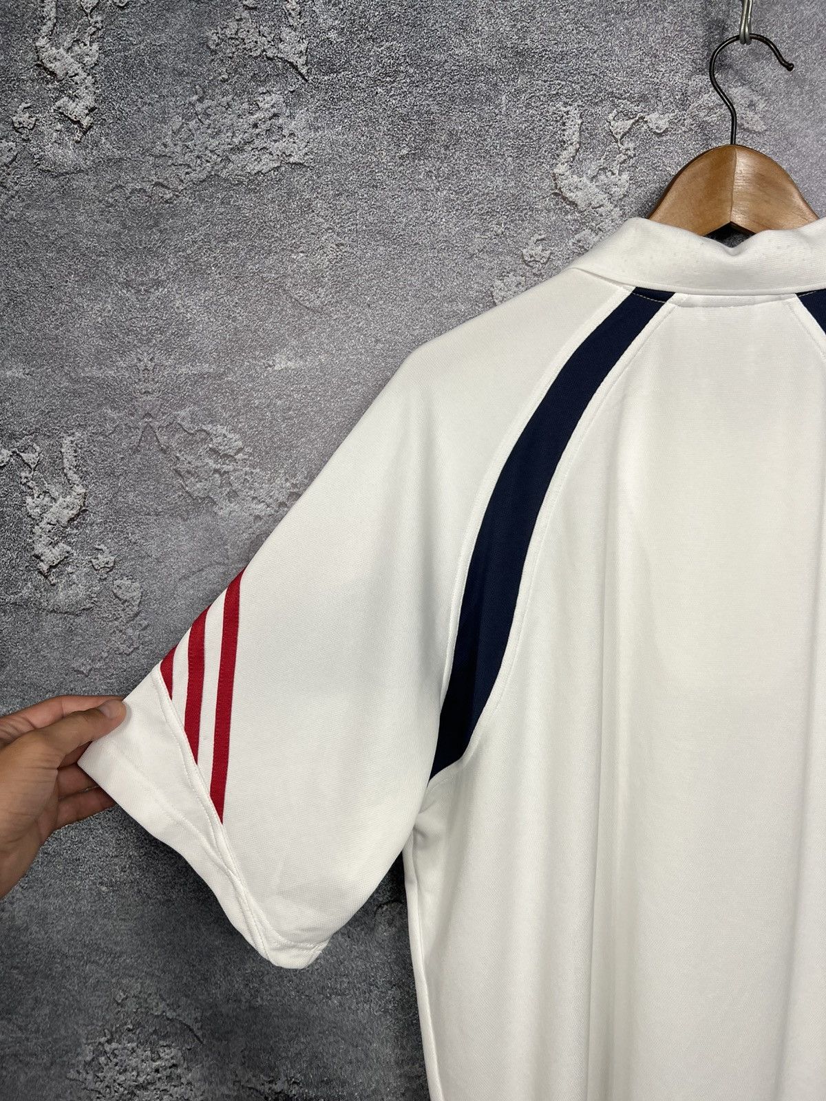 Adidas Vintage Adidas 2003/04 Bayer Training Jersey Polo Size US XL / EU 56 / 4 - 15 Thumbnail