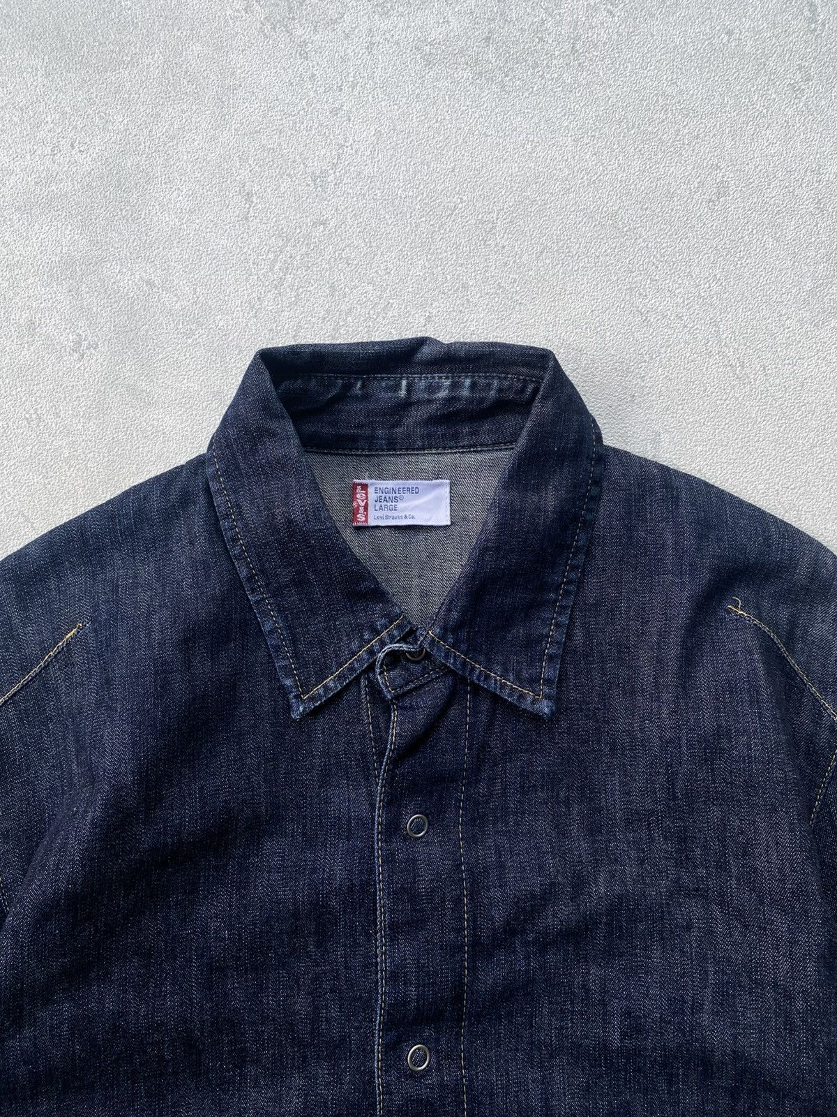 Levi's Vintage levis Engineered denim button up Size US L / EU 52-54 / 3 - 6 Thumbnail