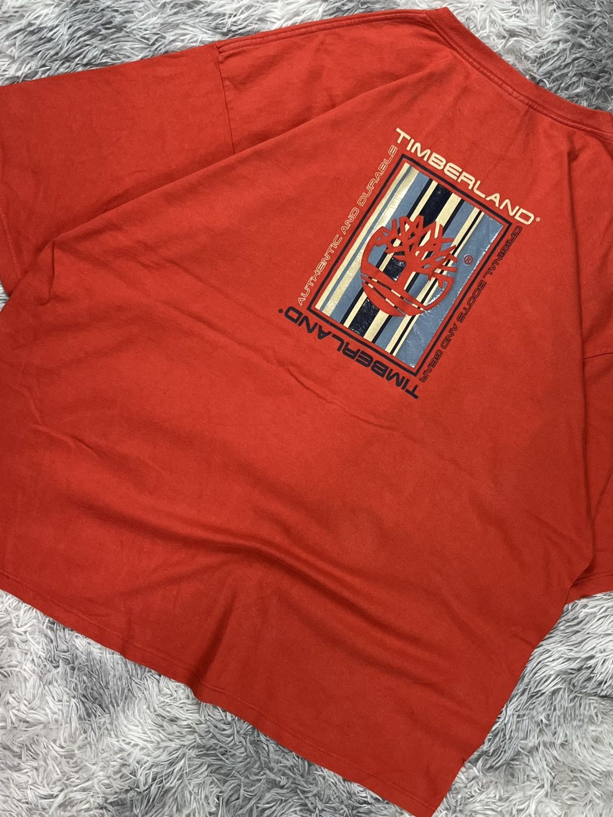 Timberland Vintage 90s timberland t shirt original classic Logo Size US XXL / EU 58 / 5 - 2 Thumbnail