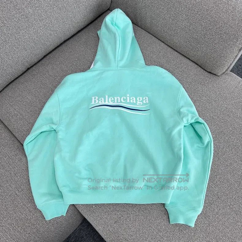 Balenciaga Balenciaga Coke embroidery zippered hooded long-sleeve swe Size US S / EU 44-46 / 1 - 2 Thumbnail