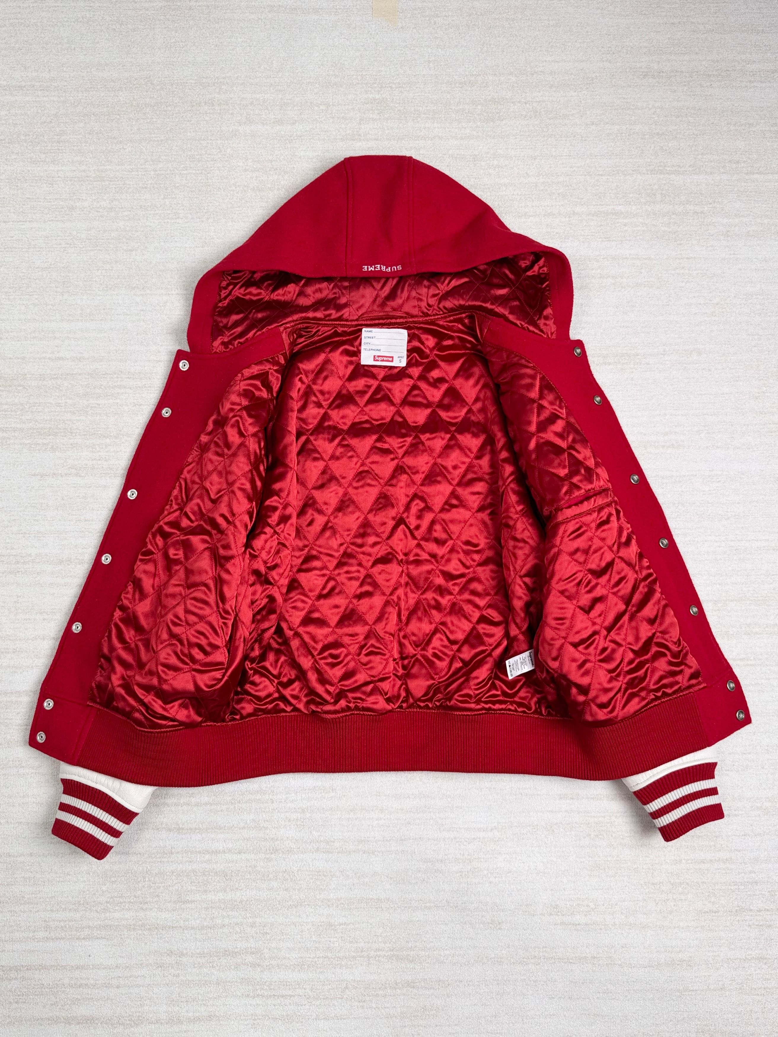 Supreme UNWORN* FW20 King Hooded Varsity Jacket Size S Size US S / EU 44-46 / 1 - 11 Thumbnail