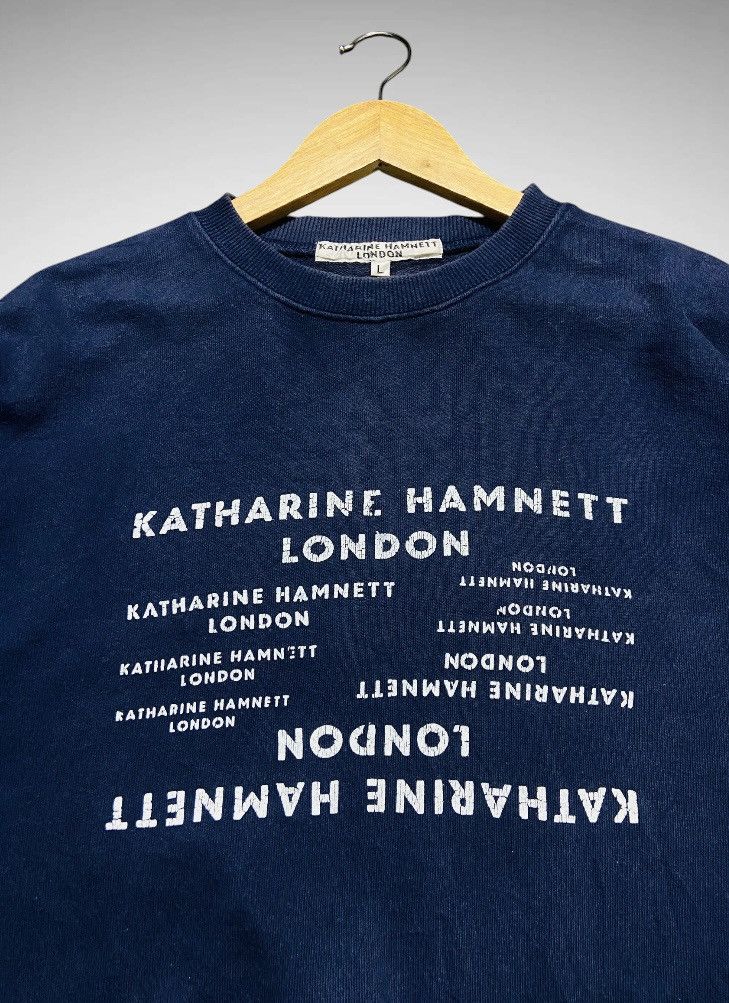 トップス KATHARINE HAMNETT archive ds knit KATHARINE HAMNETT Print archive Design Knit