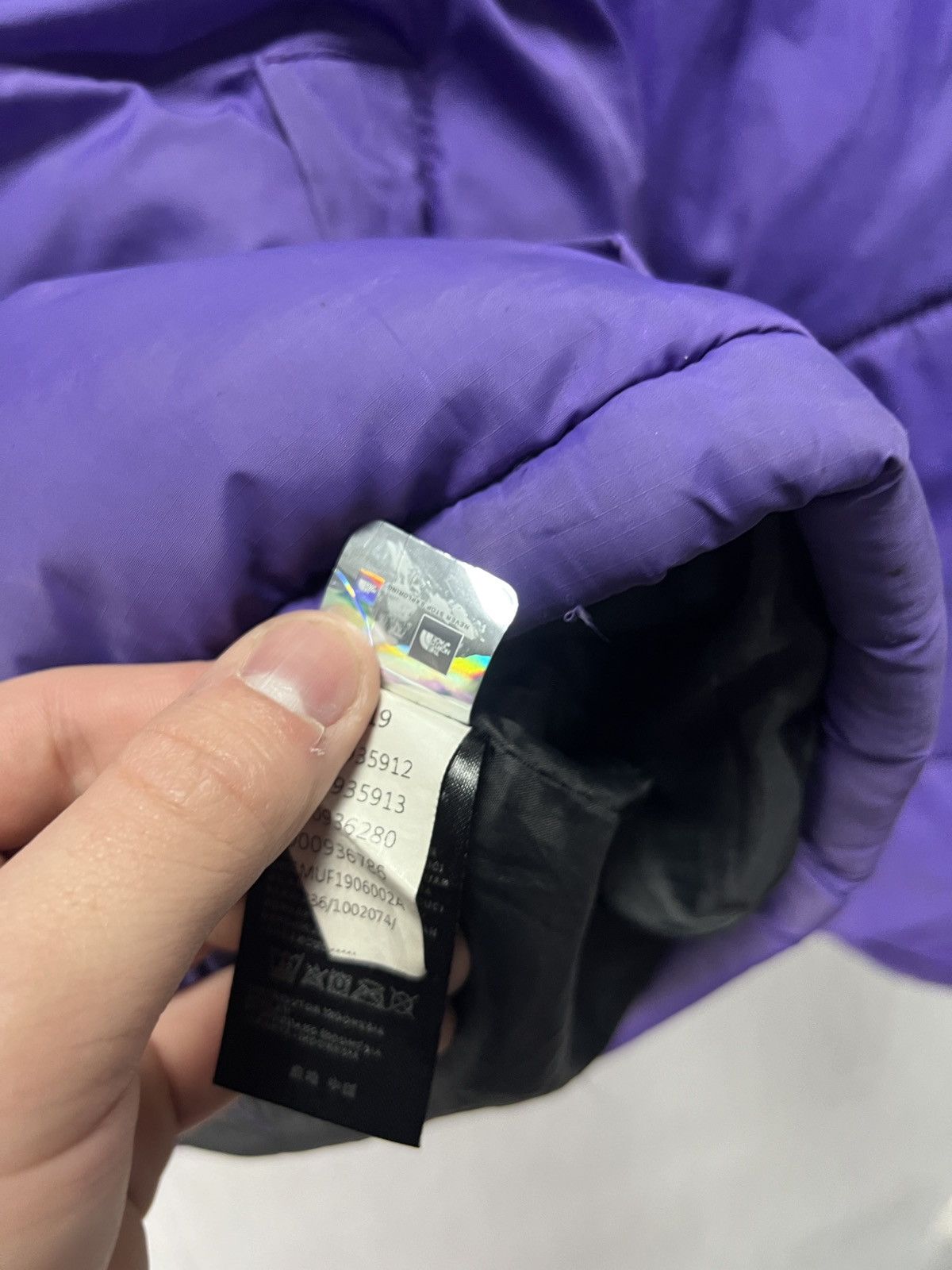 The North Face The North Face Purple/Black Puffer Jacket Vintage Style Size US S / EU 44-46 / 1 - 10 Thumbnail