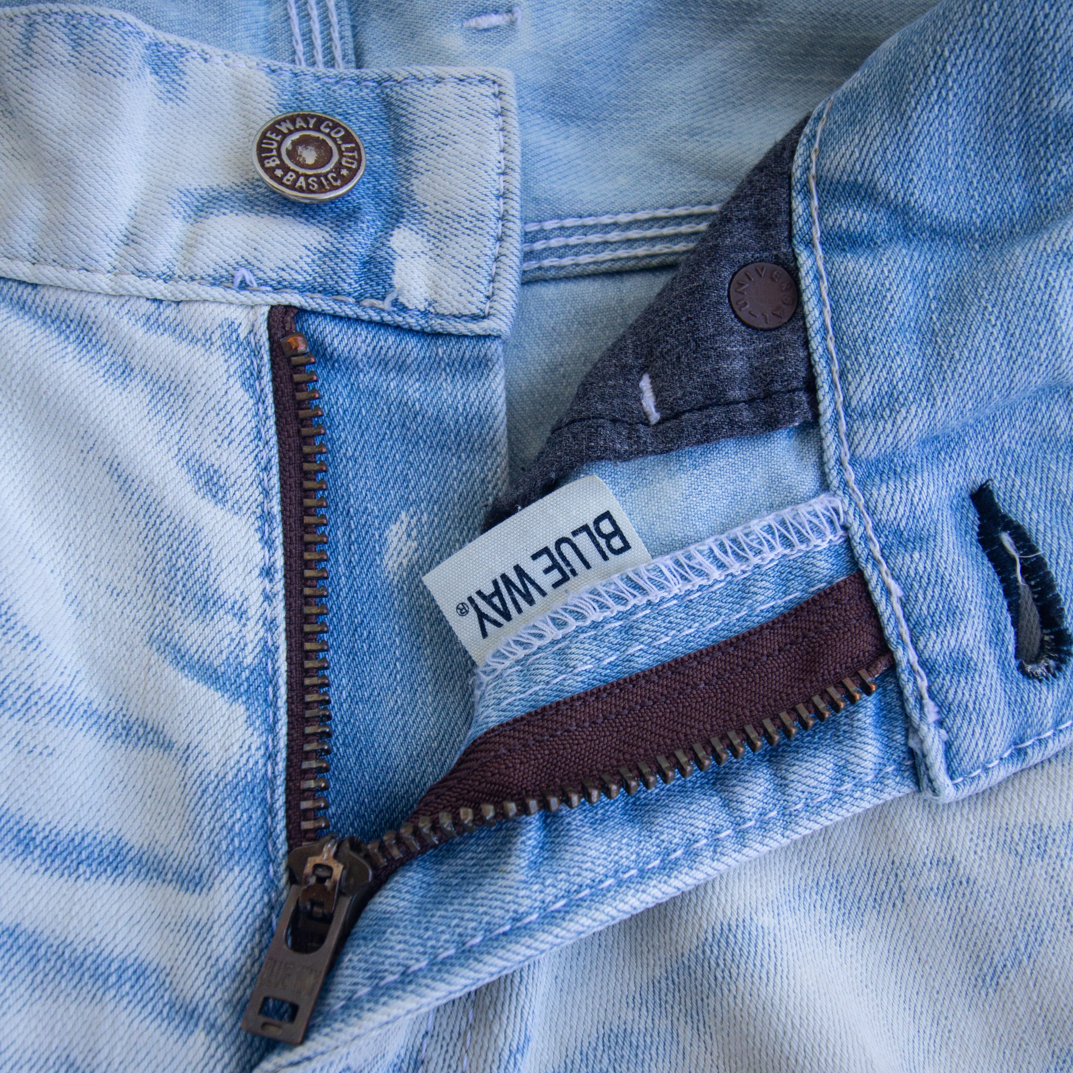 Japanese Brand Blue Way Faded Flare Jeans BW Luxe Size US 32 / EU 48 - 11 Thumbnail