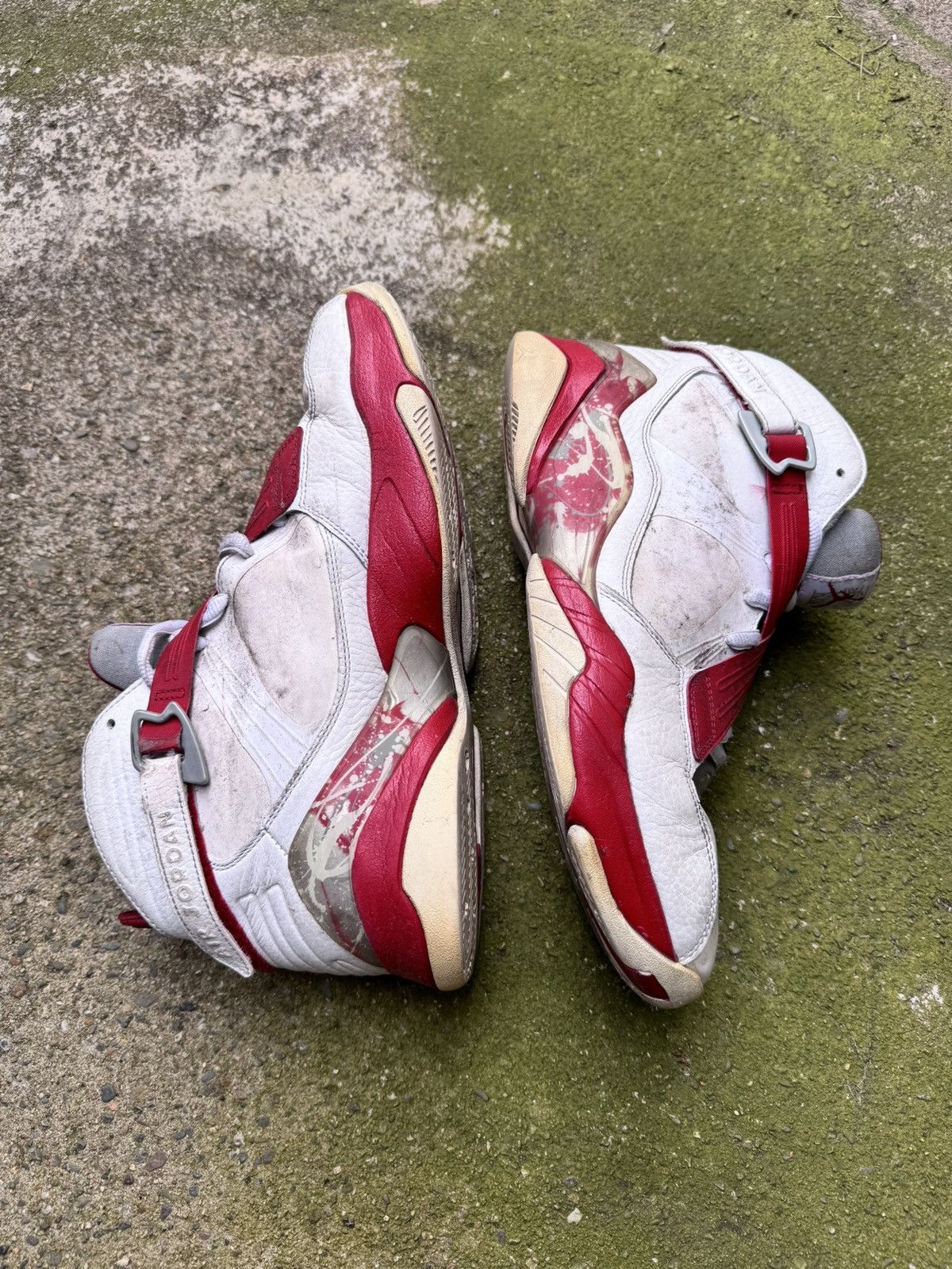 Jordan Brand 2011 Nike Air Jordan 8 White Red Sneakers Size US 11 / EU 44 - 6 Thumbnail