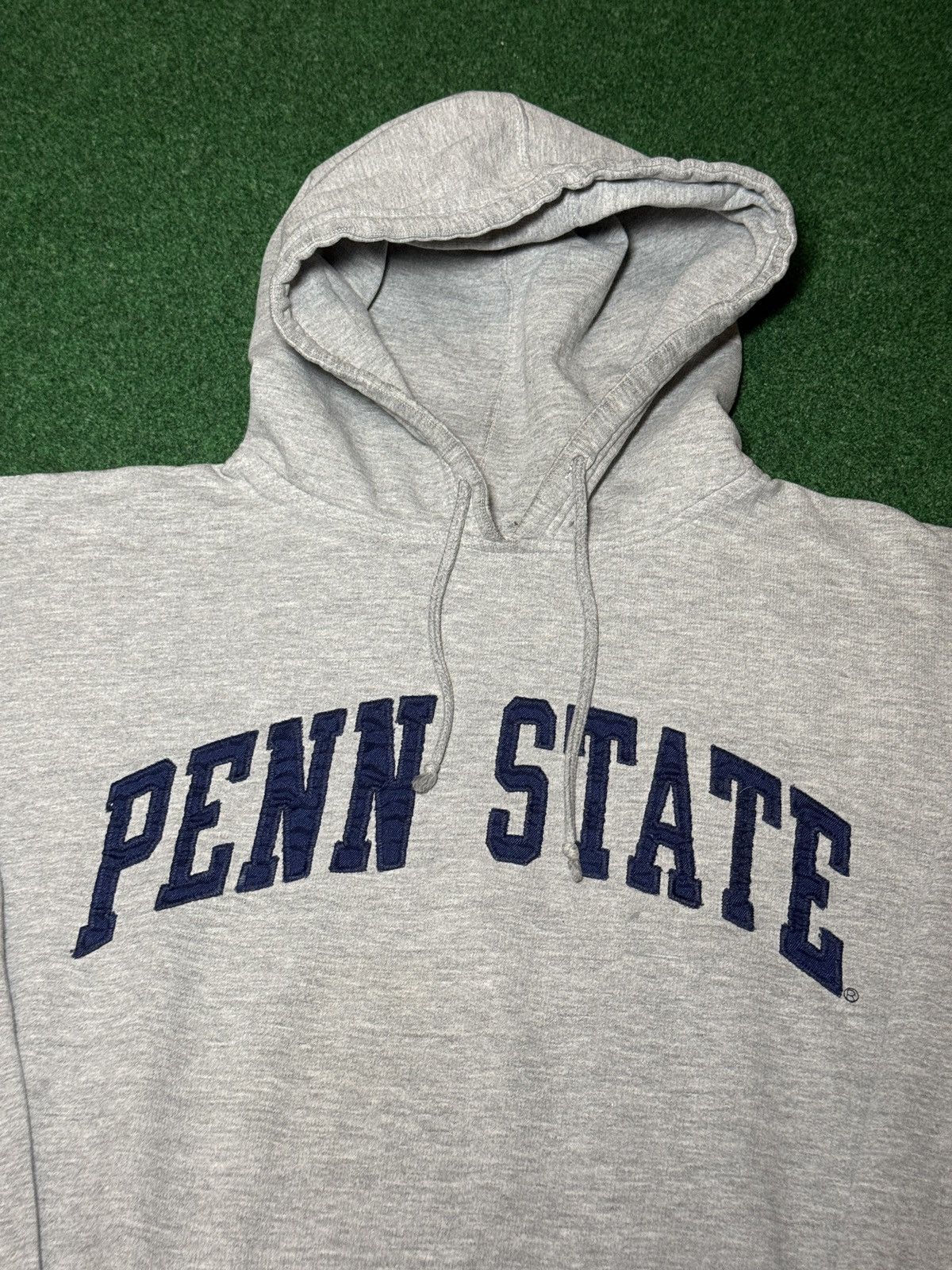 Vintage Y2K Penn State Spelllout Gray XL College Hoodie Sweatshirt Size XL / US 12-14 / IT 48-50 - 2 Thumbnail