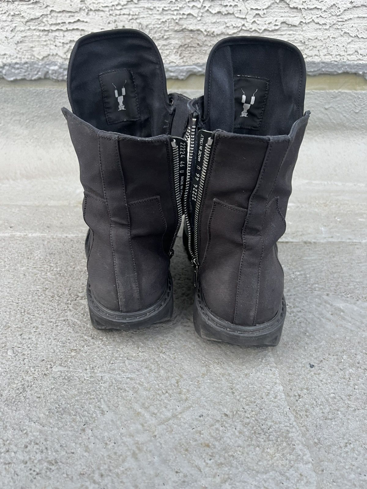 Rick Owens Rick Owens Megatooth Boots Drkshdw Size US 13 / EU 46 - 6 Thumbnail