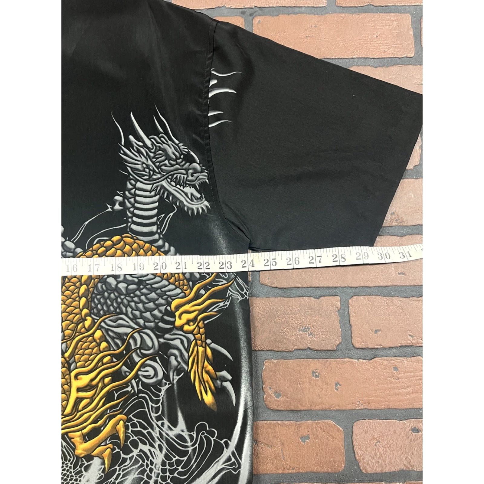 Vintage VINTAGE Million Guy Button-Down Shirt Black Dragon Y2K NWT Mens M Size US M / EU 48-50 / 2 - 7 Thumbnail