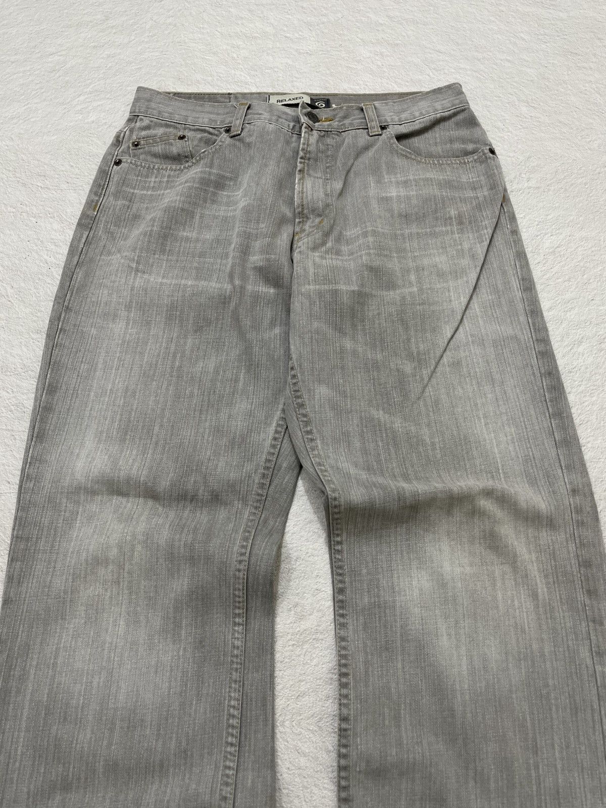 If Six Was Nine 2000s Relaxed Distressed Denim Jeans Y2K Size US 30 / EU 46 - 3 Thumbnail