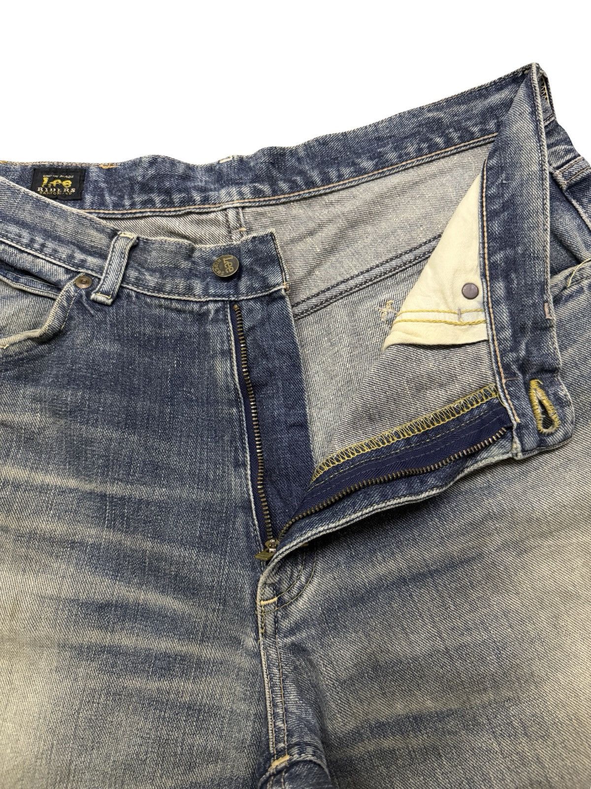 Lee Vintage 00s Lee Riders Japan Denim Jeans | Heavy Fade | W34 Size US 34 / EU 50 - 7 Thumbnail