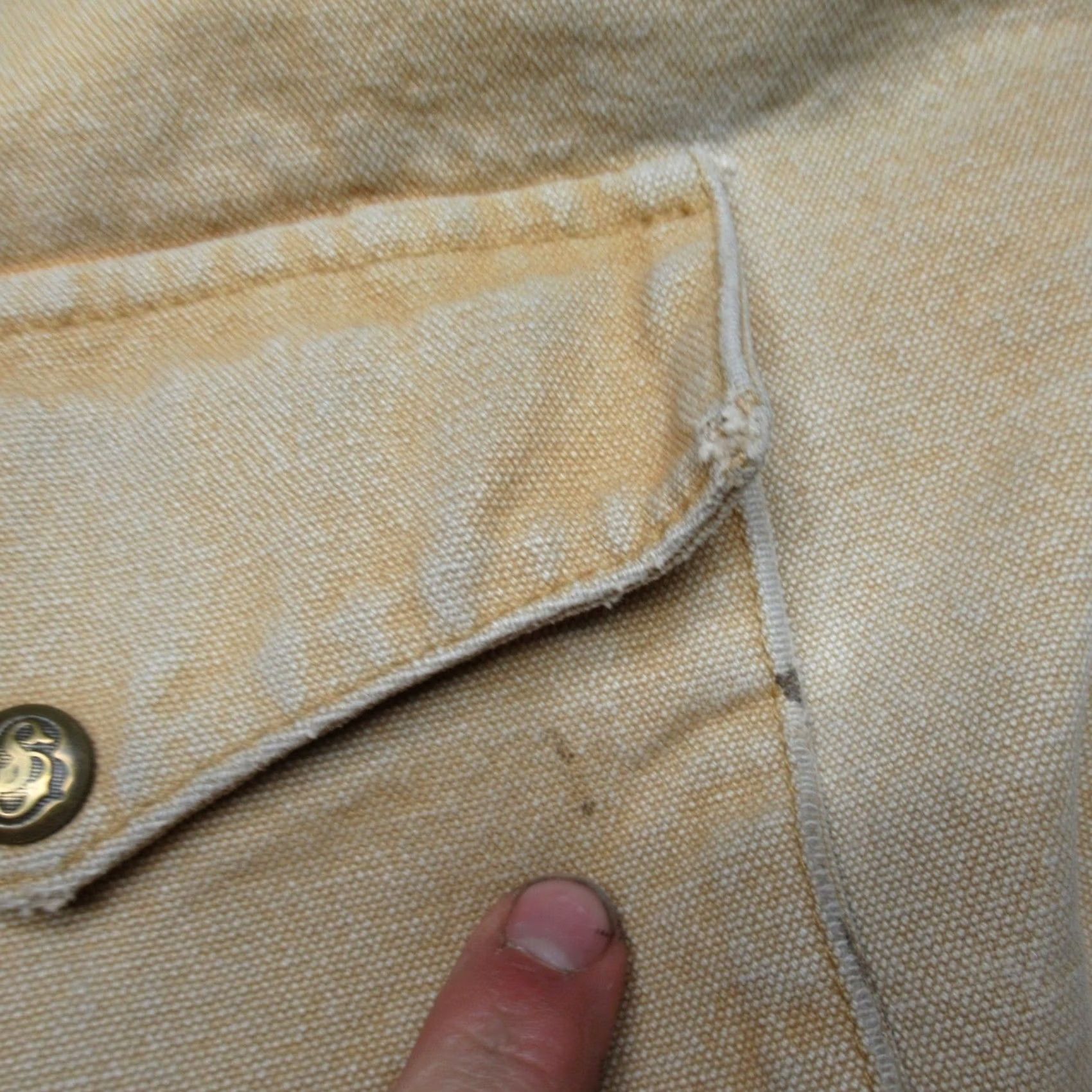 Vintage VINTAGE Schaefer Outfitter Vest Men Large Yellow Canvas Western Rugged USA Made VTG READ Size US L / EU 52-54 / 3 - 5 Thumbnail