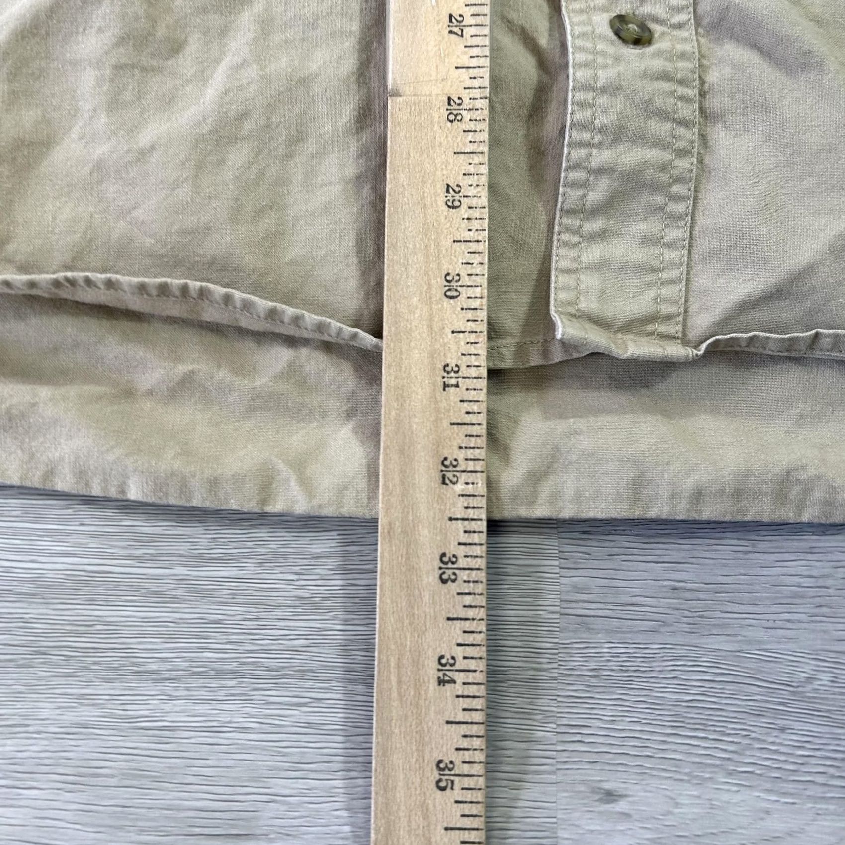 Vintage Cabela's Shirt Mens XLT Beige Camo Patch Long Sleeve Button Up Hunting Outdoor Size US XL / EU 56 / 4 - 6 Thumbnail