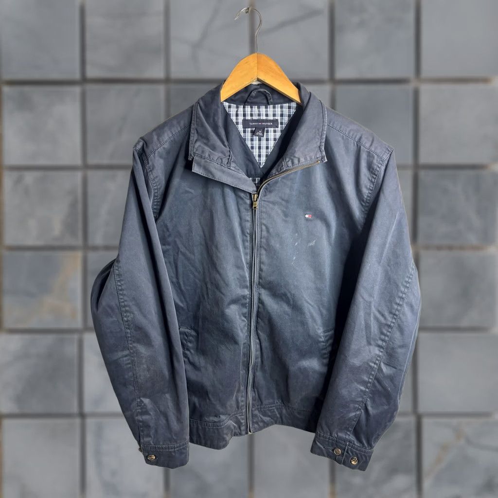 Tommy Hilfiger Tommy Hilfiger Jacket Mens M Blue Cotton Lined Bomber Full Zip Collared Size US M / EU 48-50 / 2 - 1 Thumbnail