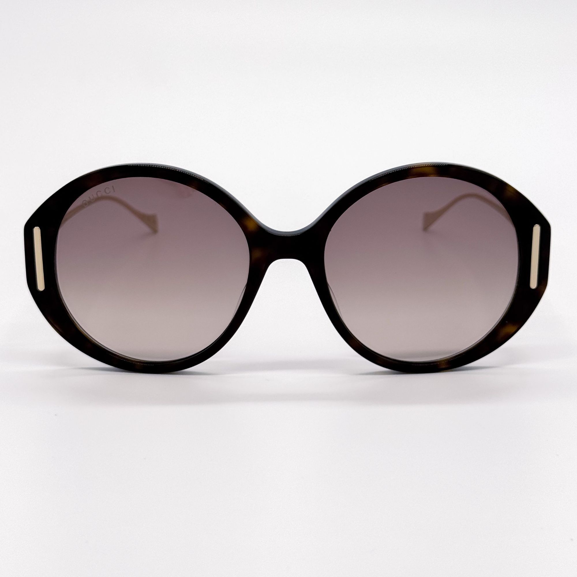 Gucci NEW GUCCI SUNGLASSES GG1202S 003 HAVANA/GOLD OVERSIZED WOMEN Size ONE SIZE - 4 Thumbnail